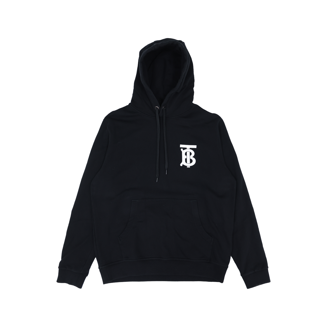 ITQNG8EOHSRF Burberry Monogram TB Motif Hoodie - Black