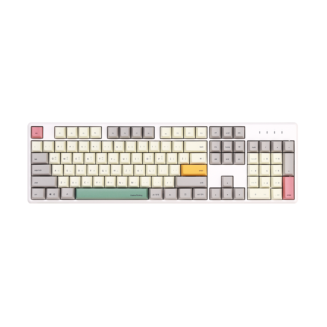 TAUCHE.F 301 ThinkWay TAUCHE.F 301 Keyboard Color Block Peach Soda