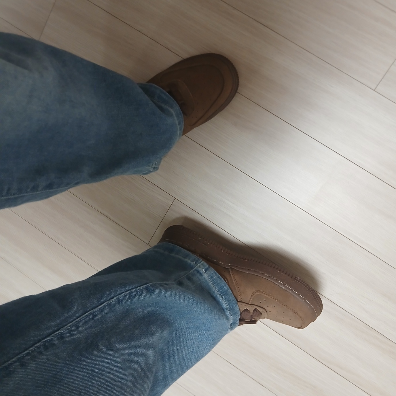 (W) Nike Air Force 1 '07 Cacao Wow 착용 스타일