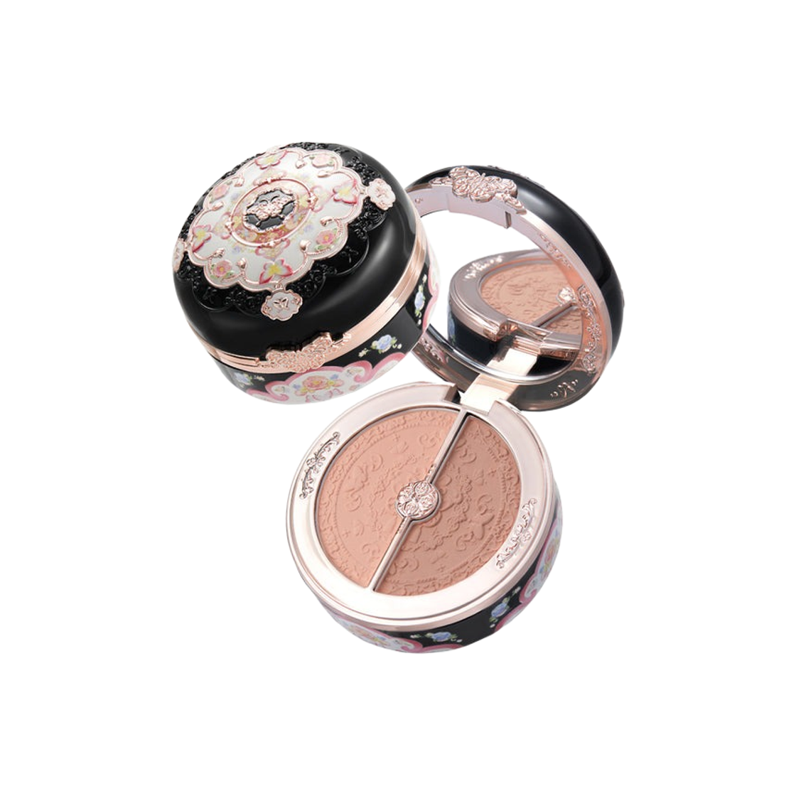 - Flower Knows Butterfly Cloud Collar Rouge Box Highlighting & Blush Duo Powder 05 Pearwood