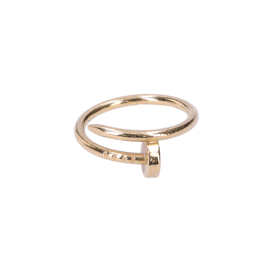 ITGSOQGWEAFT Cartier Juste un Clou Ring 18K Yellow Gold - Size 49