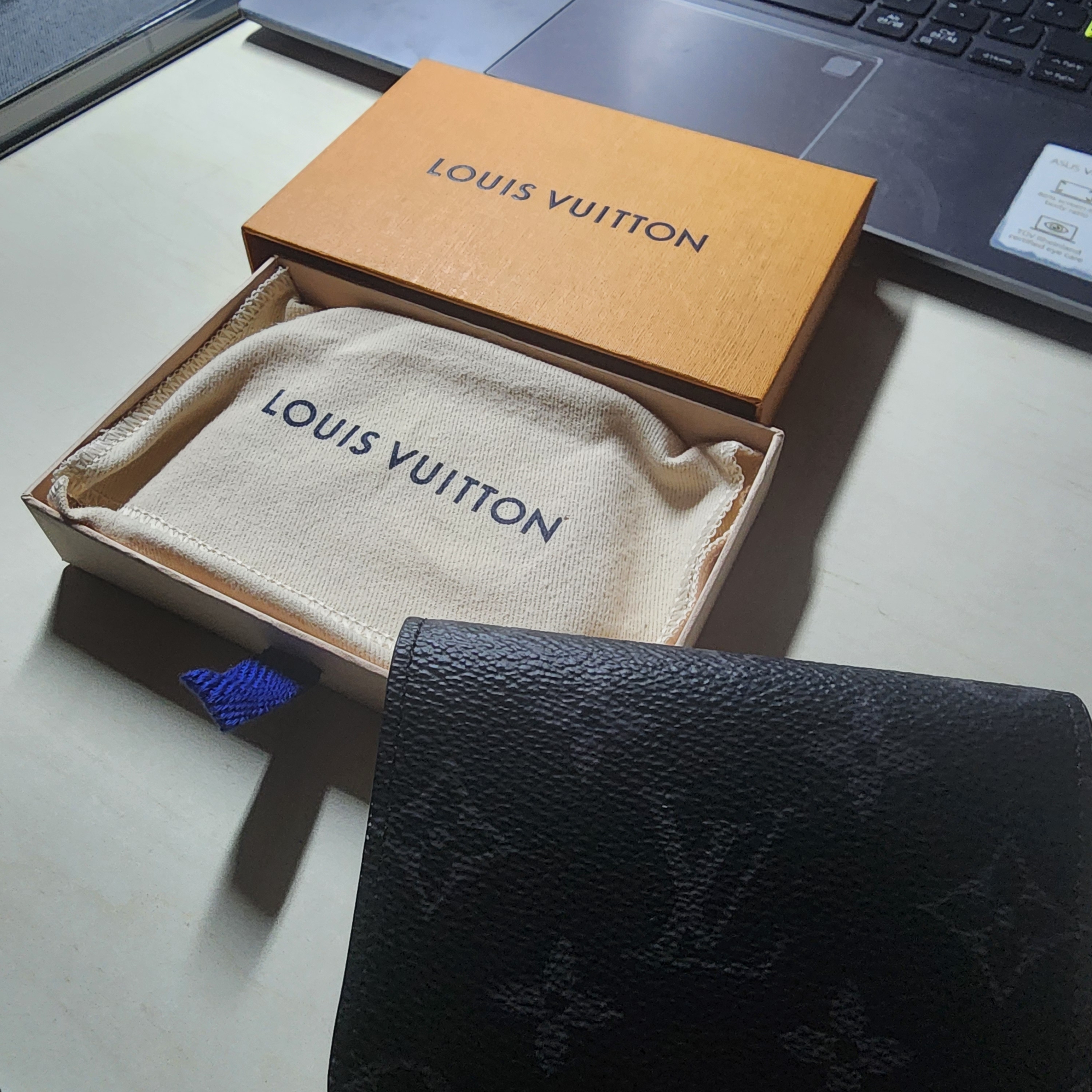 Louis Vuitton Envelope Business Card Holder Monogram 착용 스타일