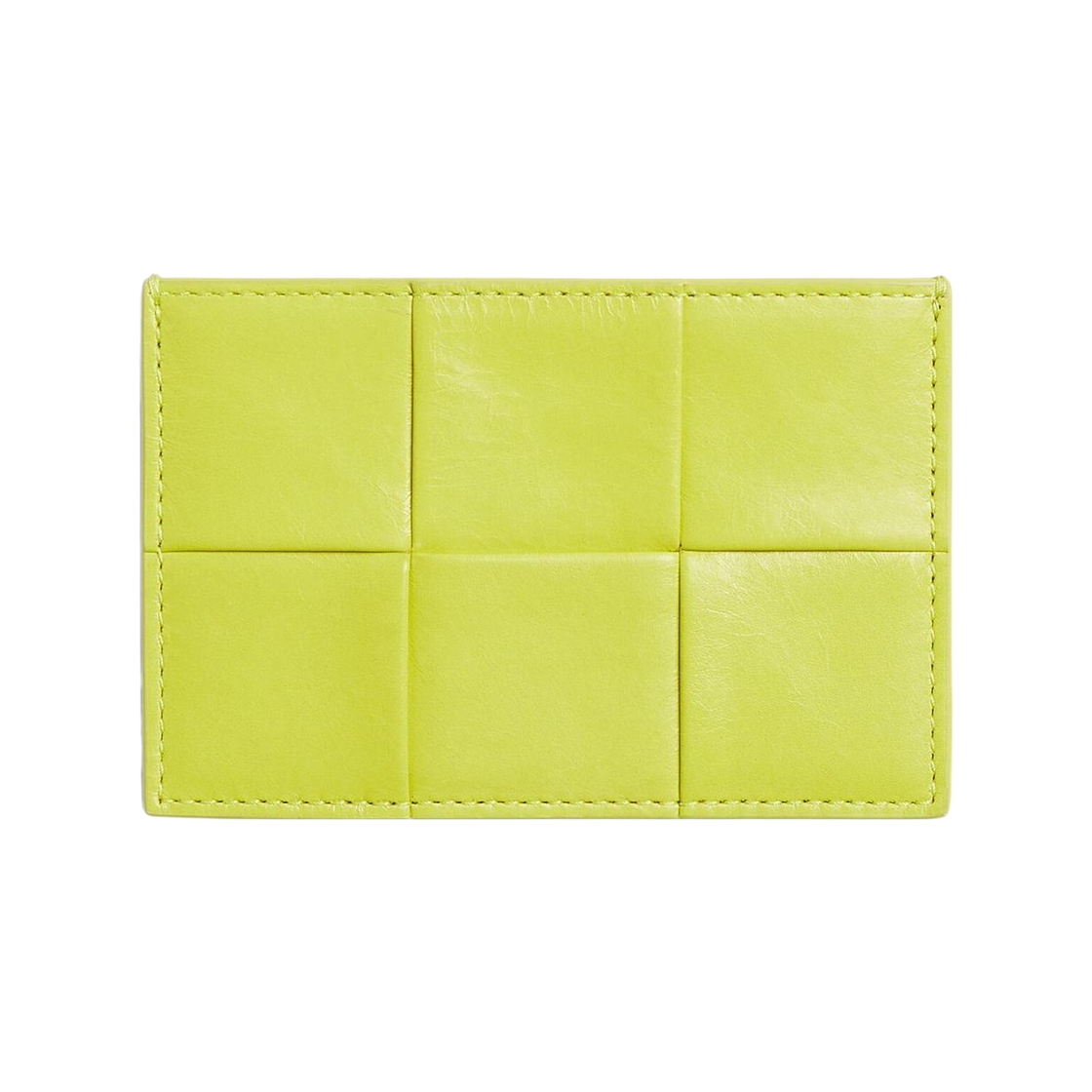 보테가 베네타 레더 크레딧 카드 케이스 에시드 키위(Bottega Veneta Leather Credit Card Case Acid Kiwi) - 1