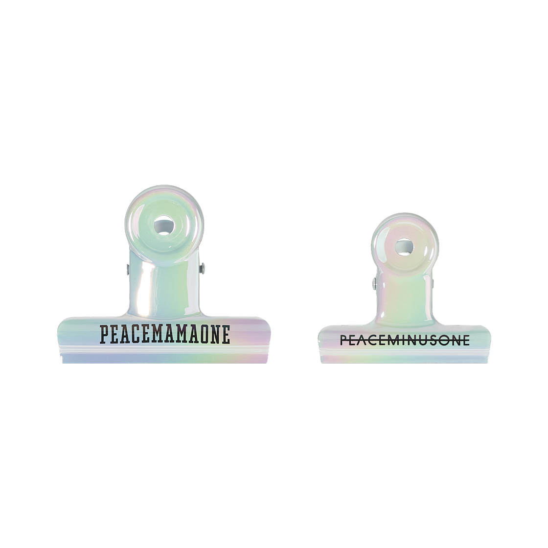 피스마이너스원 x 2025 마마 어워즈 피스마마원 불독 클립 (2개 세트)(Peaceminusone x 2025 MAMA Awards Peacemamaone Bulldog Clip Set (Set of 2))