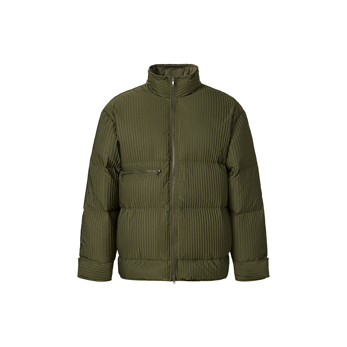 몽플리쎄 남성 플리쎄 구스 허브 다운 아우터 카키(Monplisse Men Plisse Goose Herb Down Outer (Khaki))