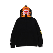 BAPE Tiger Full Zip Hoodie Black