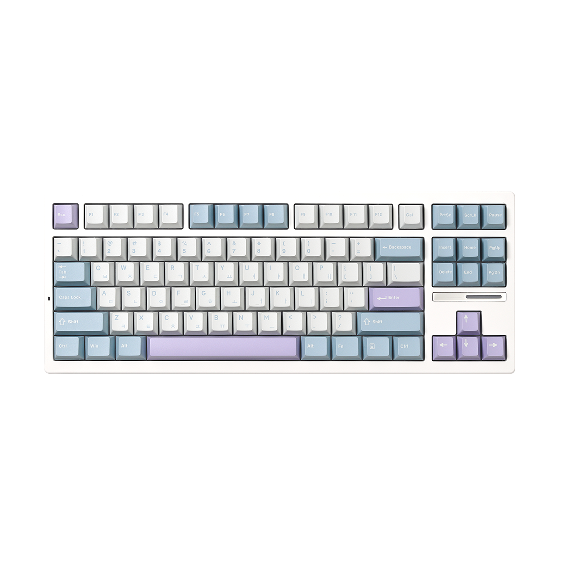 씽크웨이 TV88 유무선 텐키리스 88키 기계식 키보드 프로즌화이트 저소음 딥씨축(ThinkWay TV88 Keyboard Frozen White DS)