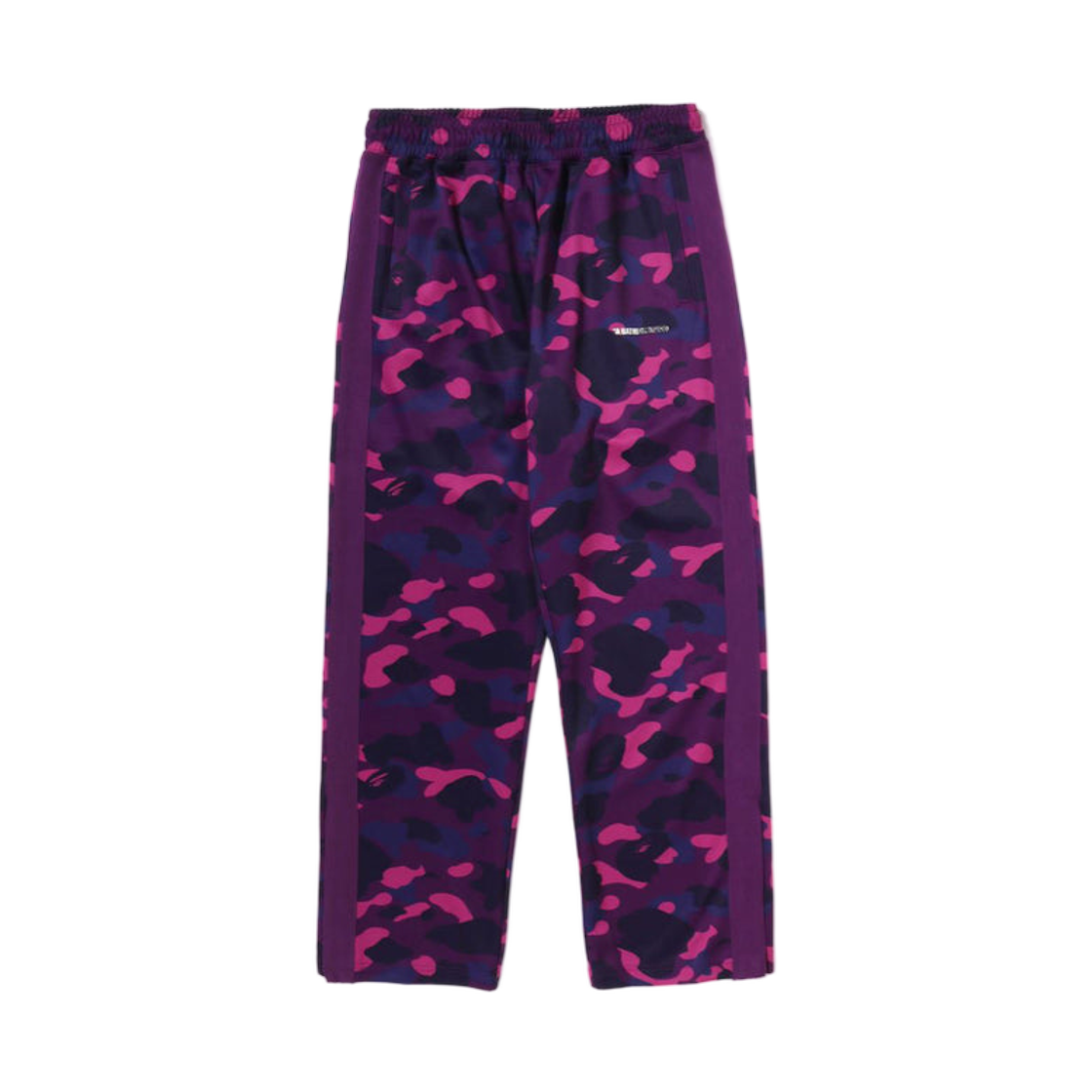 - BAPE Color Camo Metal Logo Relaxed Fit Track Sweatpants Purple