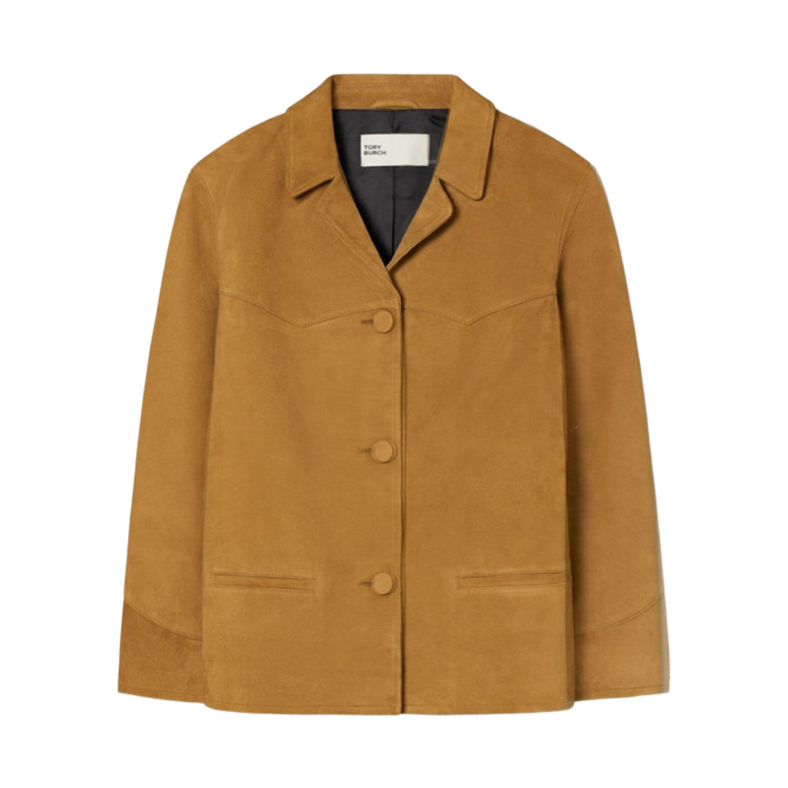 176337-222 (W) Tory Burch Suede Jacket Brown