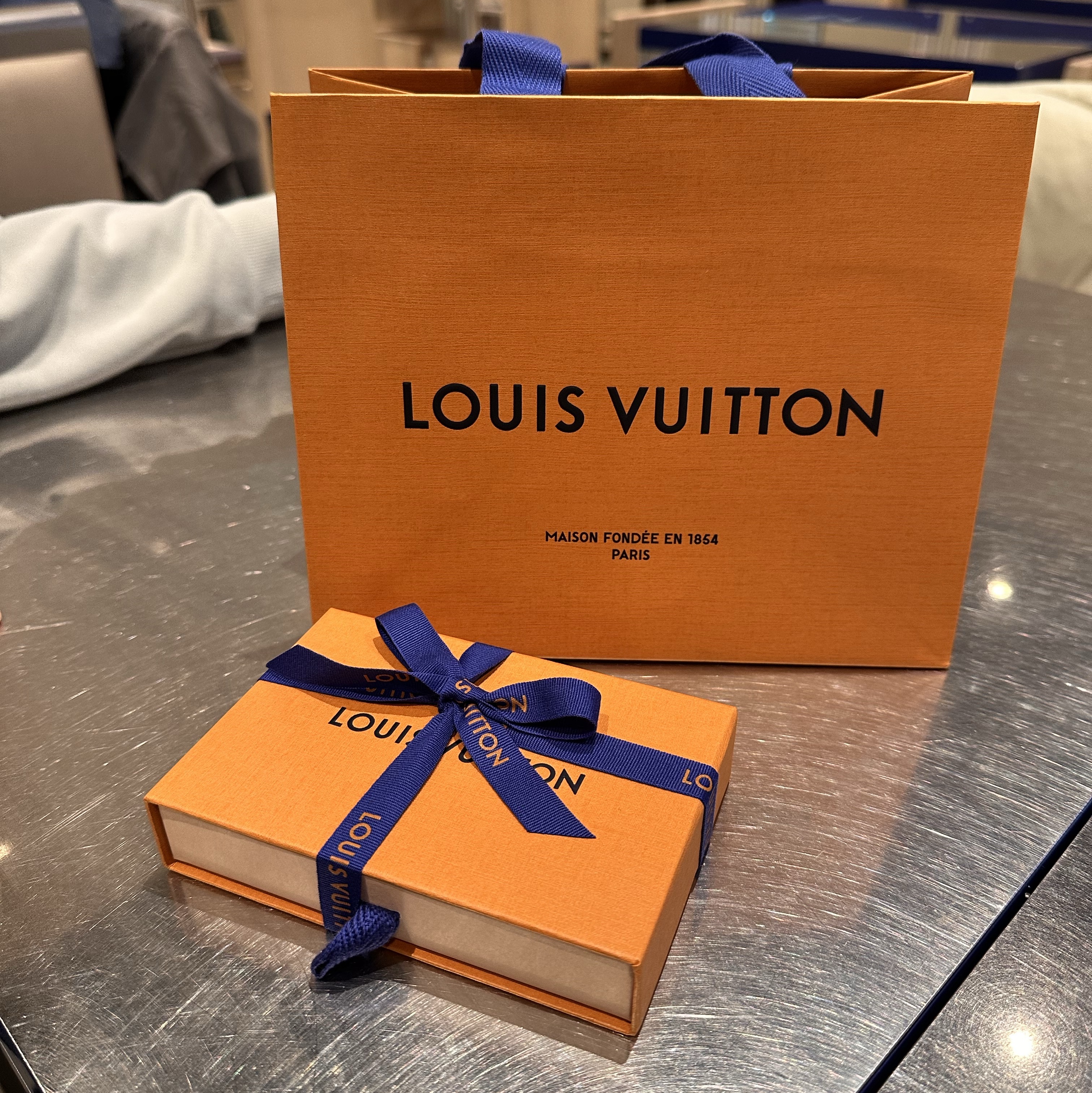 Louis Vuitton Pocket Organizer Blue lagoon 착용 스타일 - 3