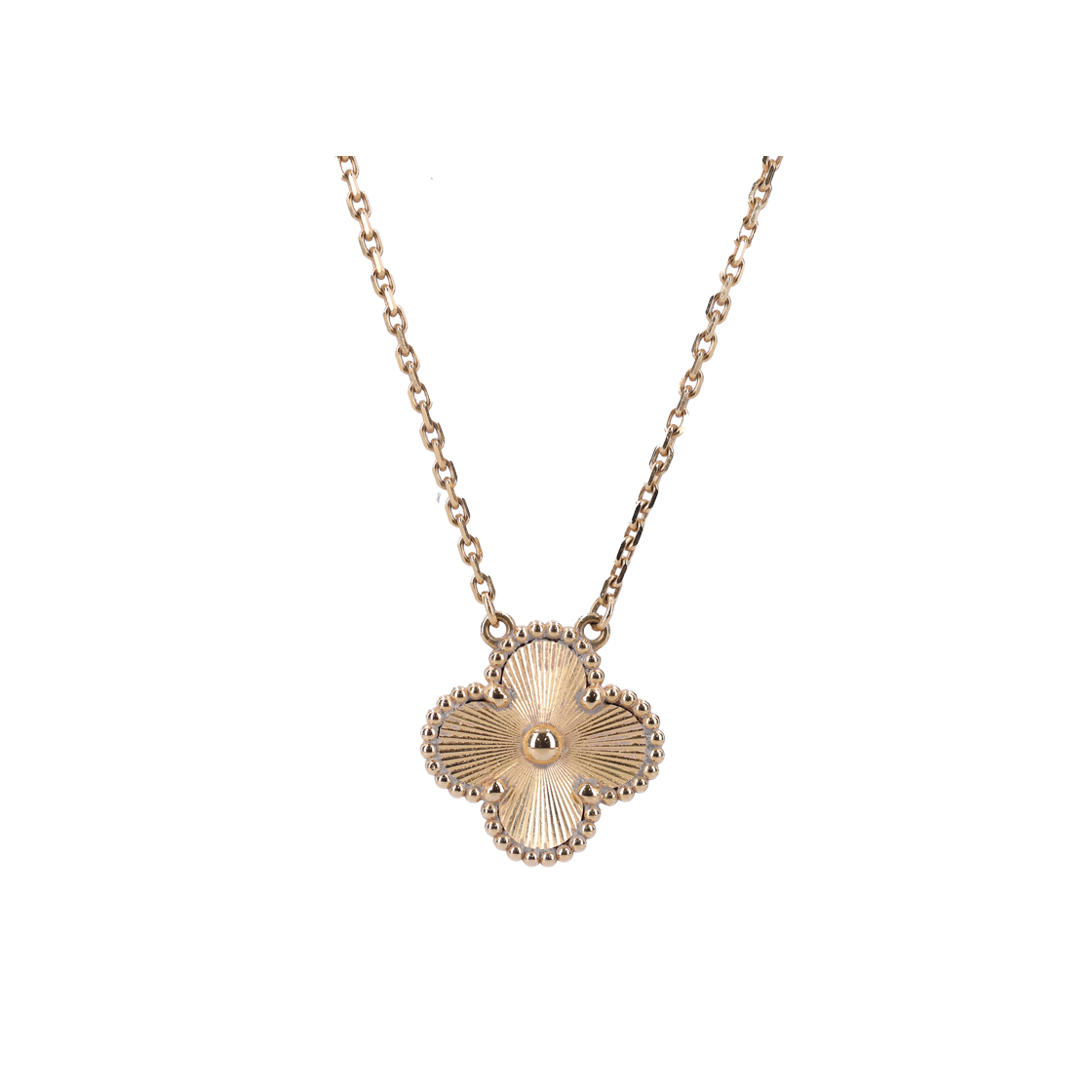 ITG627MCWLVN Van Cleef & Arpels Vintage Alhambra Pendant in 18K Yellow Gold