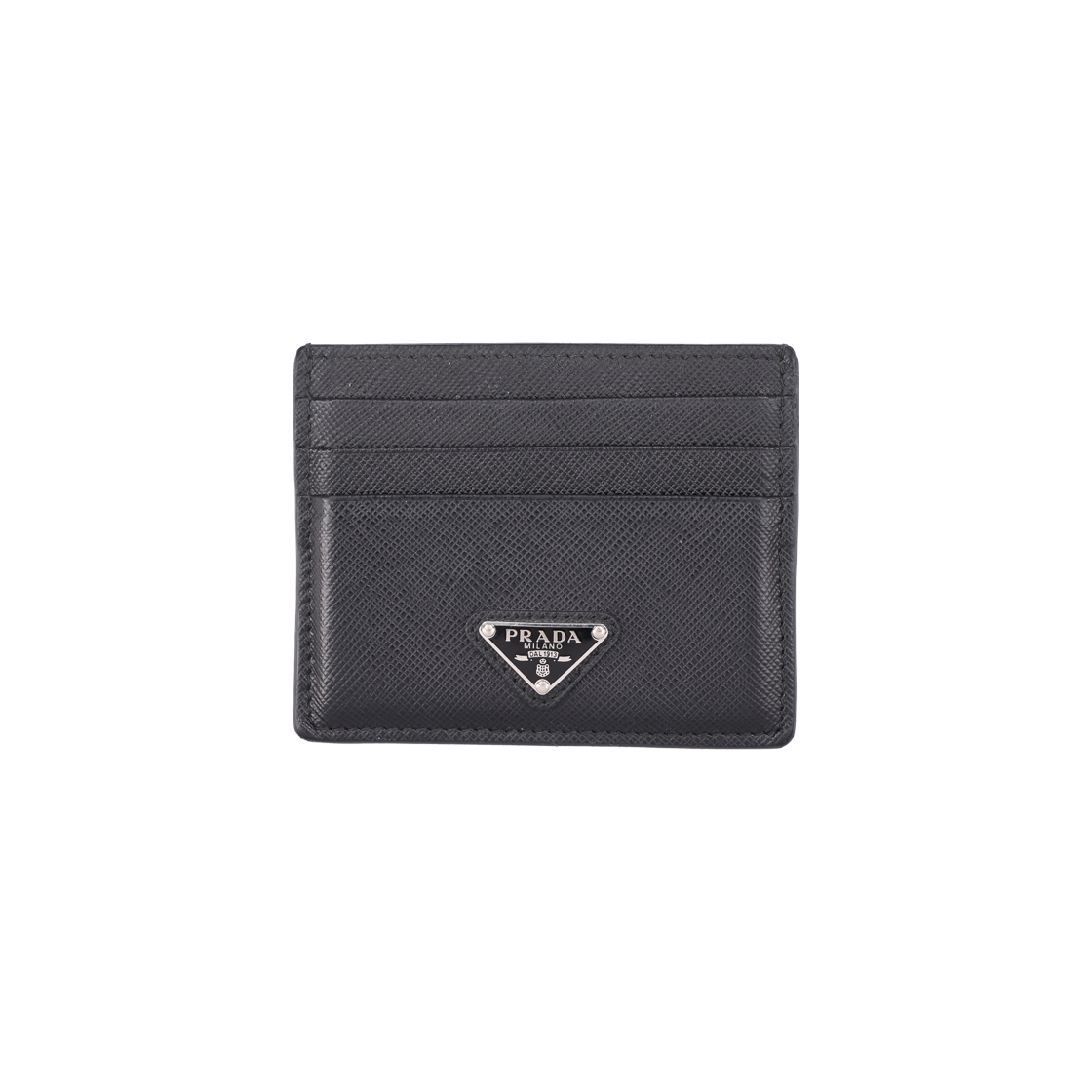 ITTKCD97RL43 Prada 1MC025 Leather Card Wallet - Black
