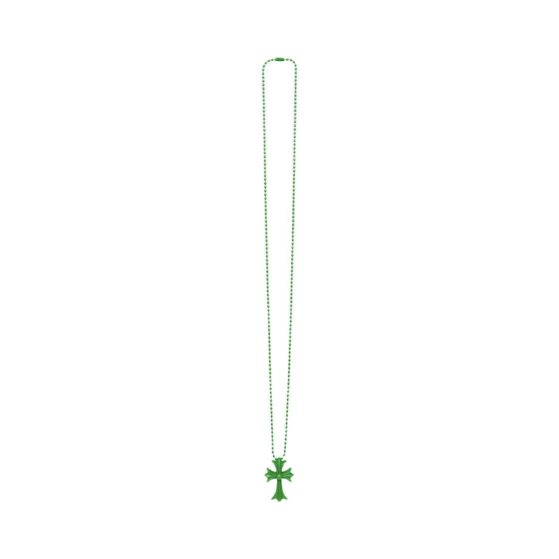 크롬하츠 실리크롬 CH 크로스 펜던트 켈리 그린 2025(Chrome Hearts Silichrome CH Cross Pendant Kelly Green 2025)