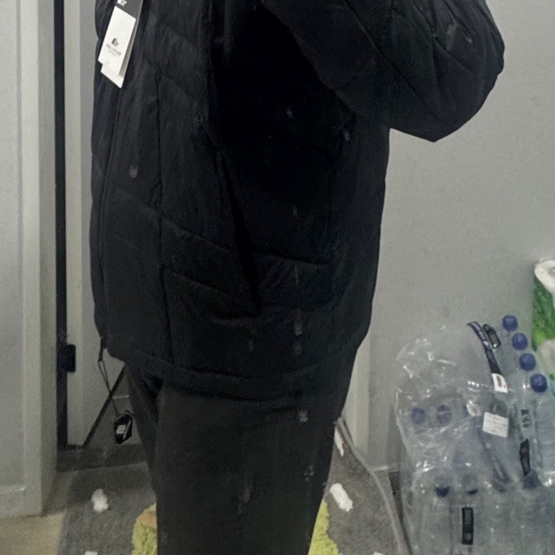 The North Face White Label Wave LT On Ball Jacket Black 착용 스타일 - 4
