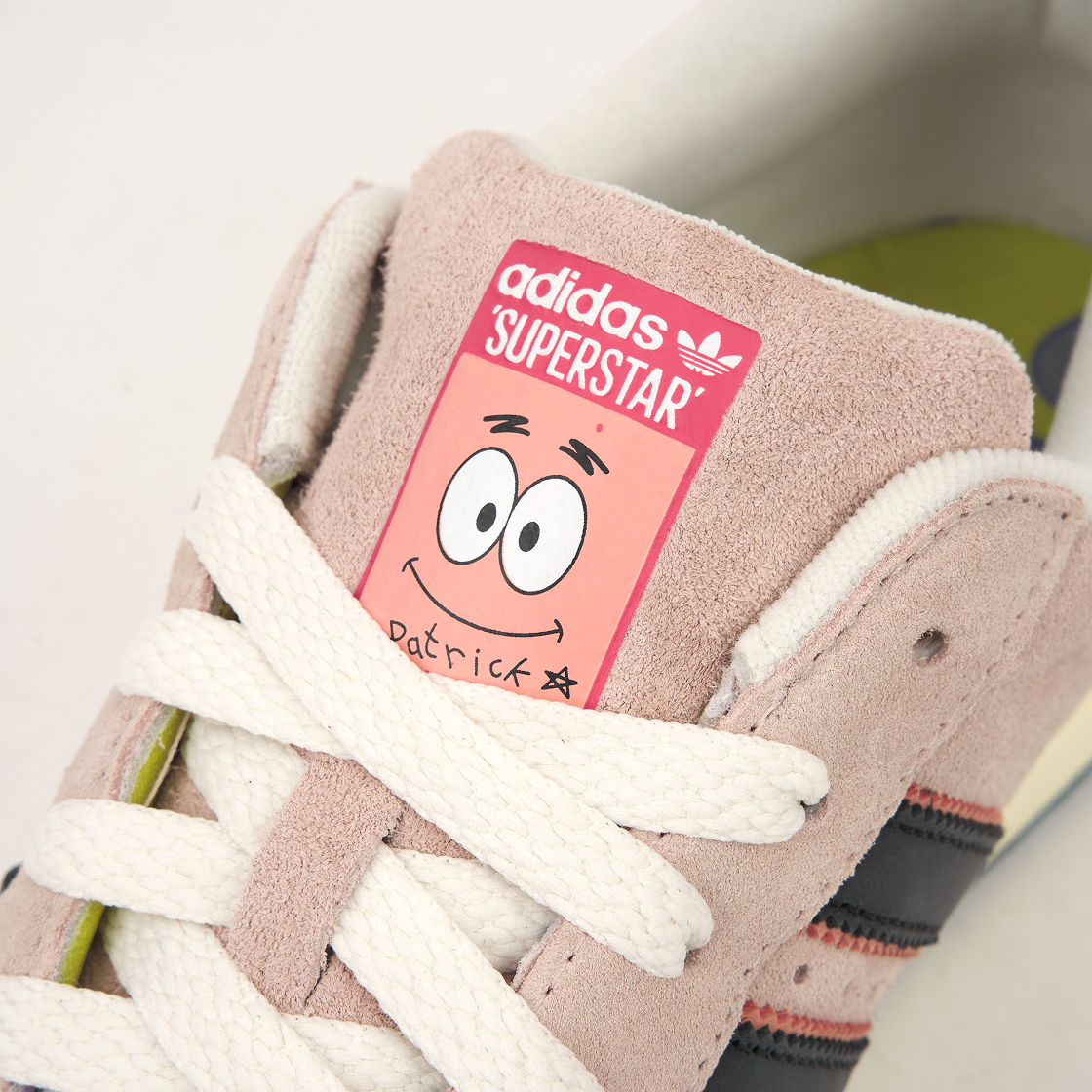 아디다스 x 스폰지밥 뚱이 슈퍼스타 블랙 코어 블랙(Adidas x Spongebob Patrick Superstar Black Core Black) - 7