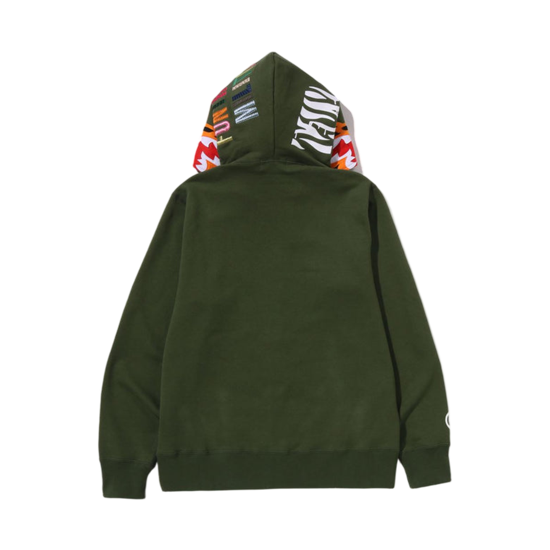 베이프 타이거 풀 집 후드 올리브드랩(BAPE Tiger Full Zip Hoodie Olivedrab) - 3