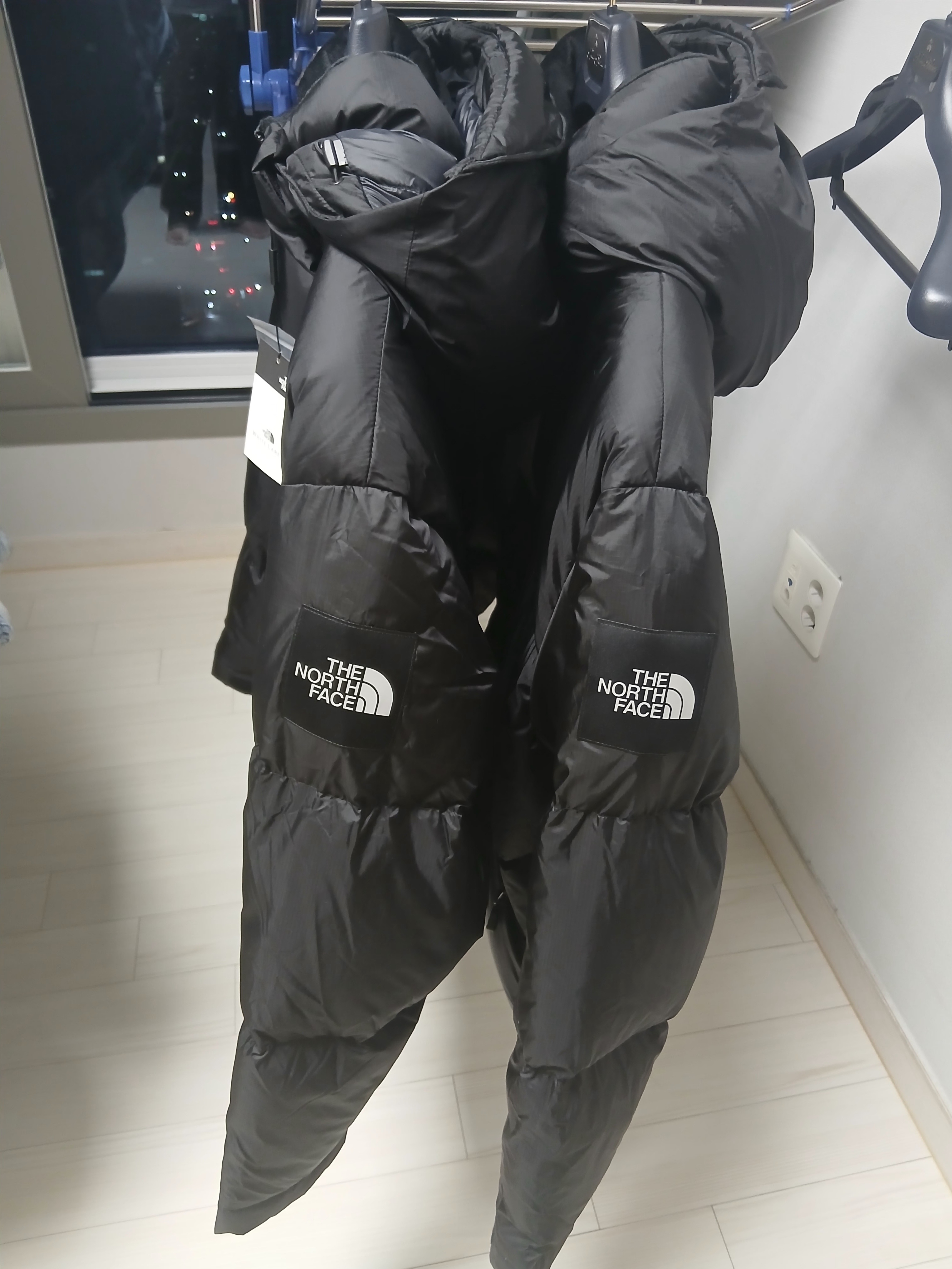 The North Face White Label Project Down Jacket RDS Black - 25FW 착용 스타일 - 2
