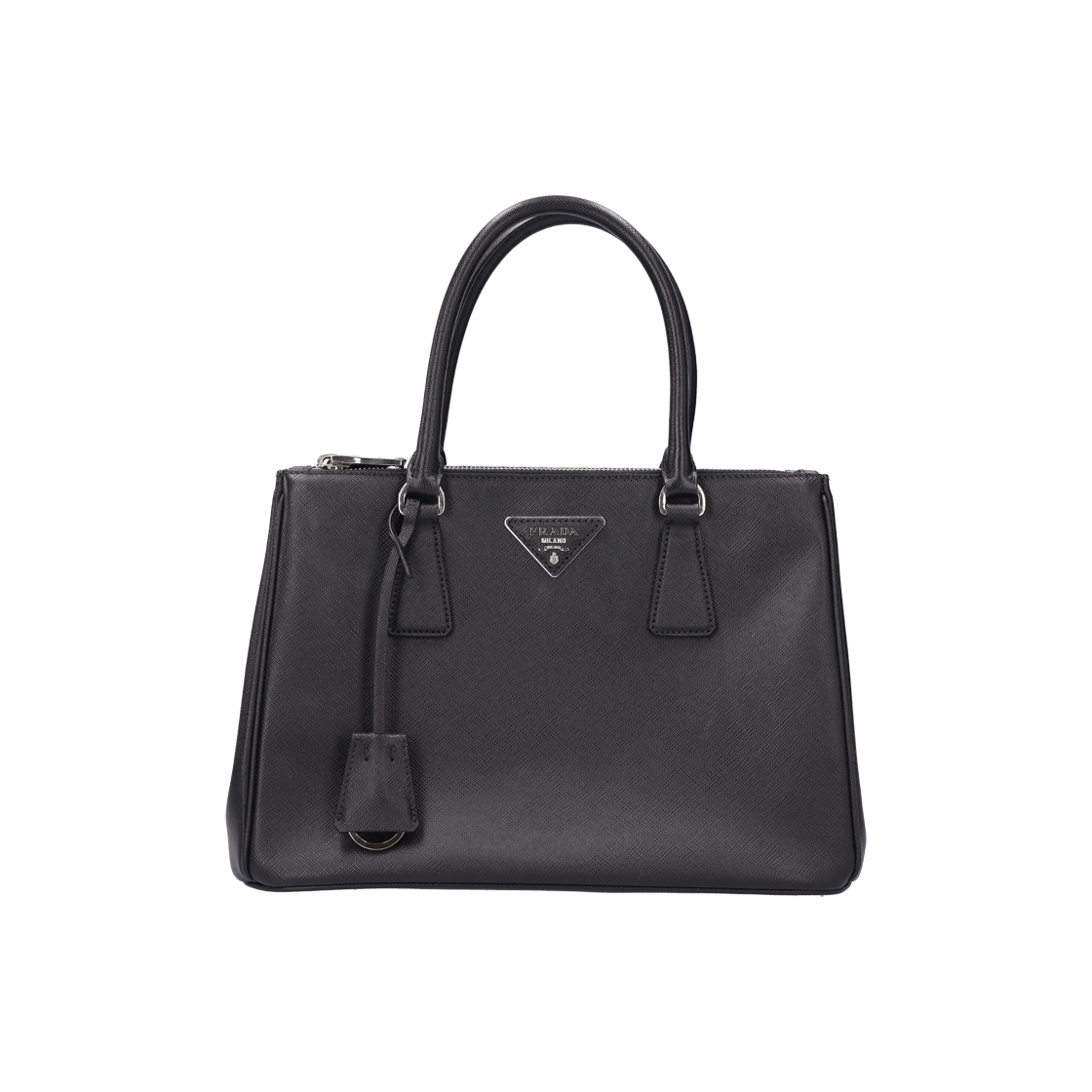 ITWKHJRFLMLS Prada Galleria Saffiano Leather Bag - Black