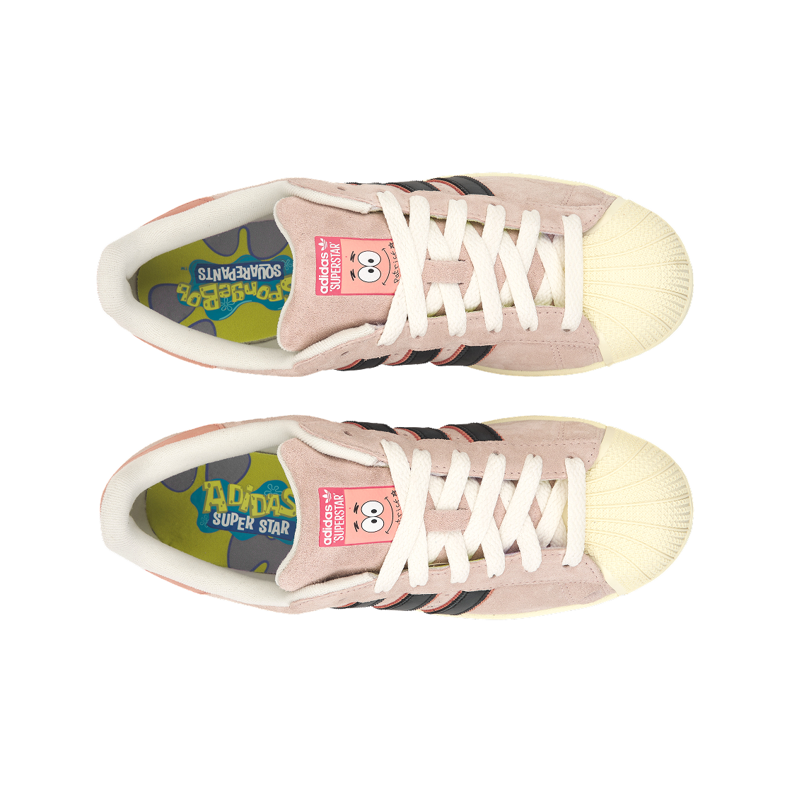 아디다스 x 스폰지밥 뚱이 슈퍼스타 블랙 코어 블랙(Adidas x Spongebob Patrick Superstar Black Core Black) - 5