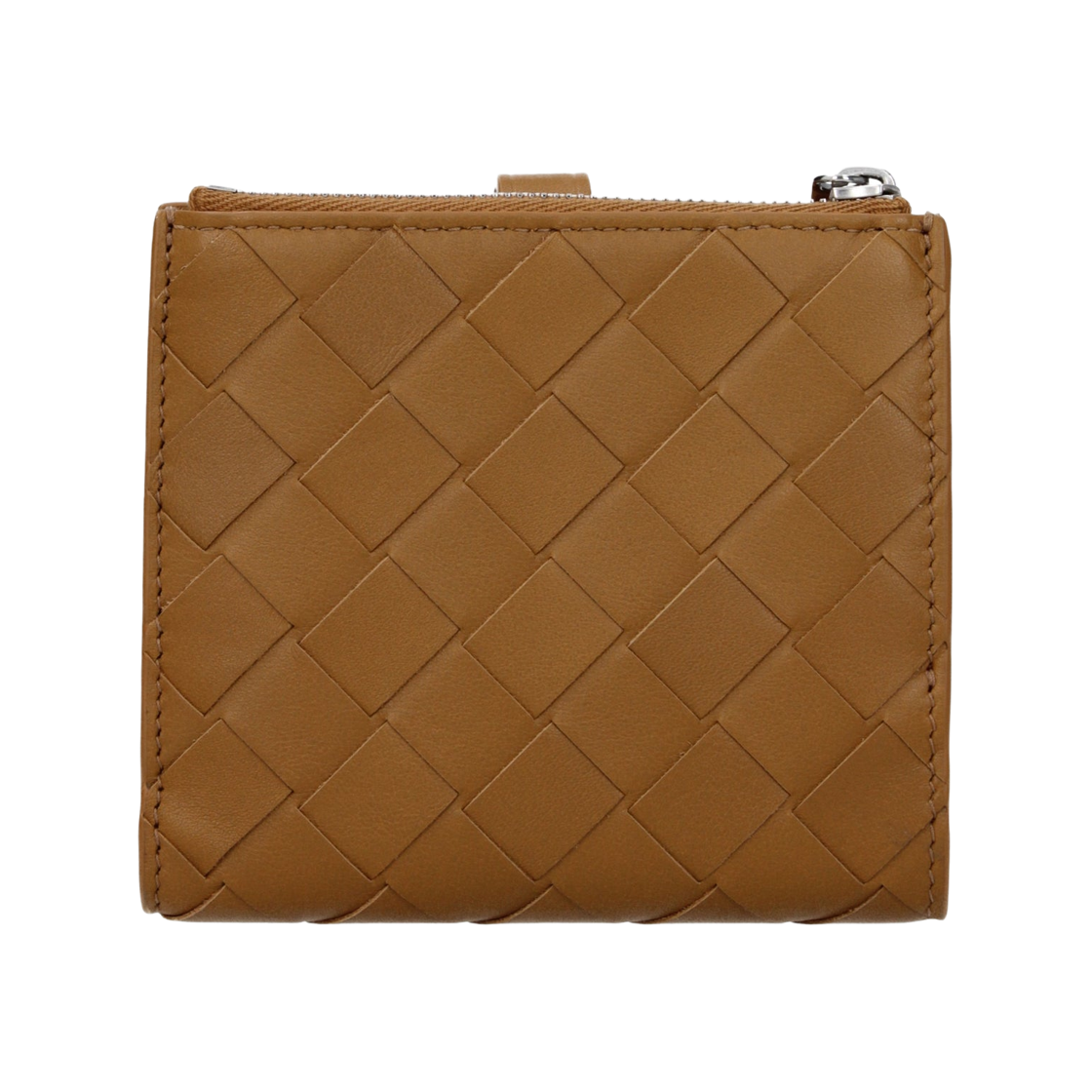 보테가 베네타 인트레치아토 반지갑 카멜(Bottega Veneta Intrecciato Bi-Fold Wallet Camel) - 3