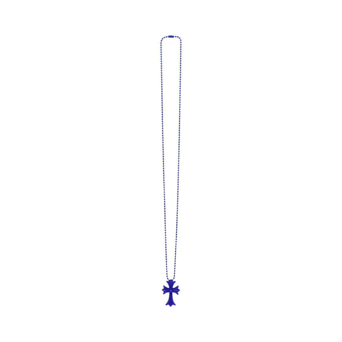 크롬하츠 실리크롬 CH 크로스 펜던트 다크 블루 2025(Chrome Hearts Silichrome CH Cross Pendant Dark Blue 2025)