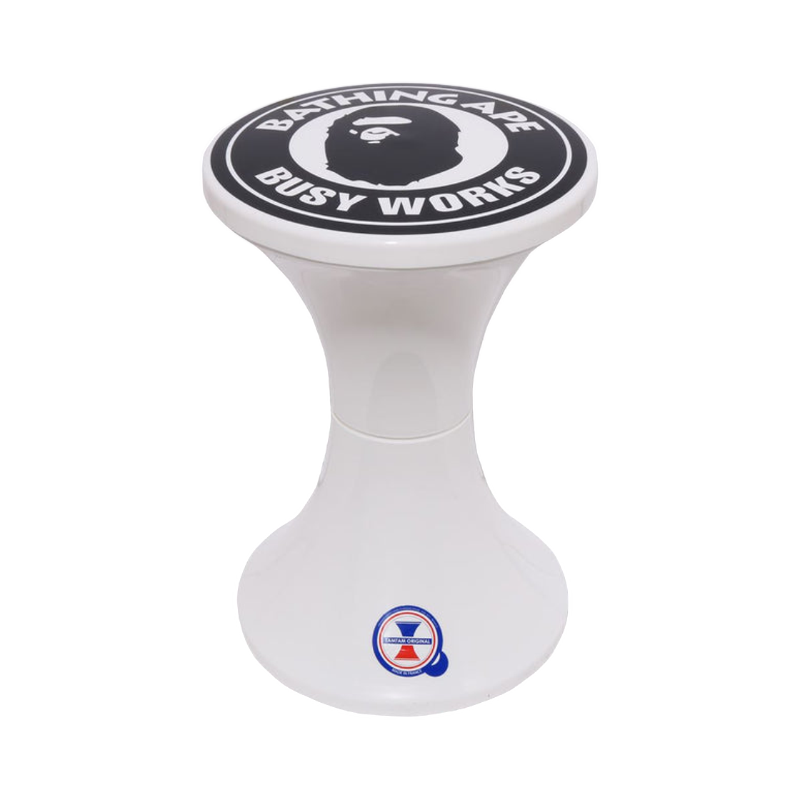 - BAPE x Stamp Tamtam Pop Stool White