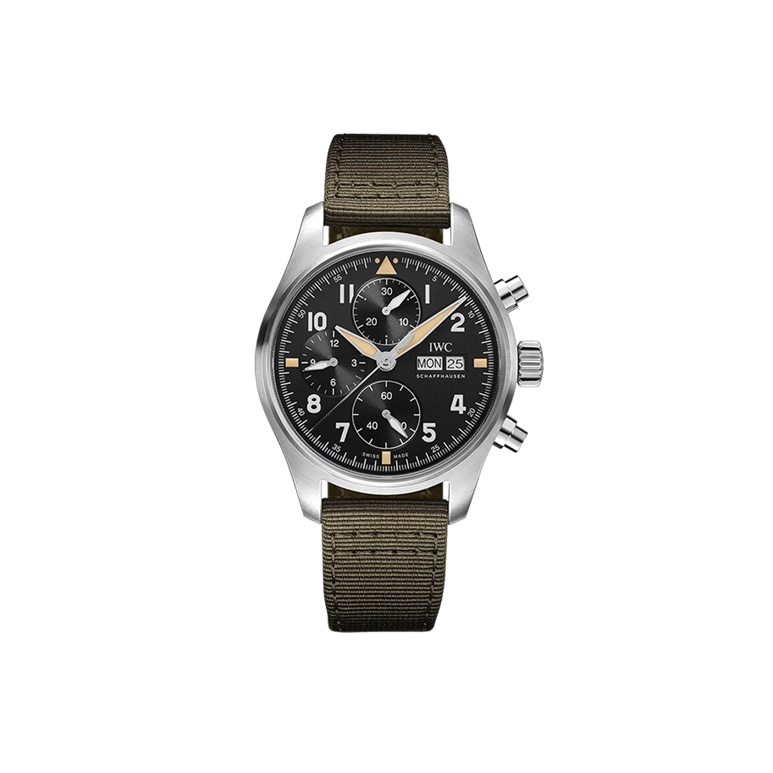 ITV2IO5CMEPU IWC Pilot's Watch Chronograph Spitfire 41 - IW387901 Black Arabic + Bar No. 6823