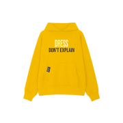 Kikozy Dont Explain Visual Hoodie Yellow