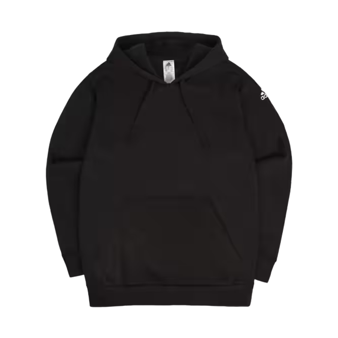 HR8470 Adidas Fleece Hoodie Black White - US Sizing