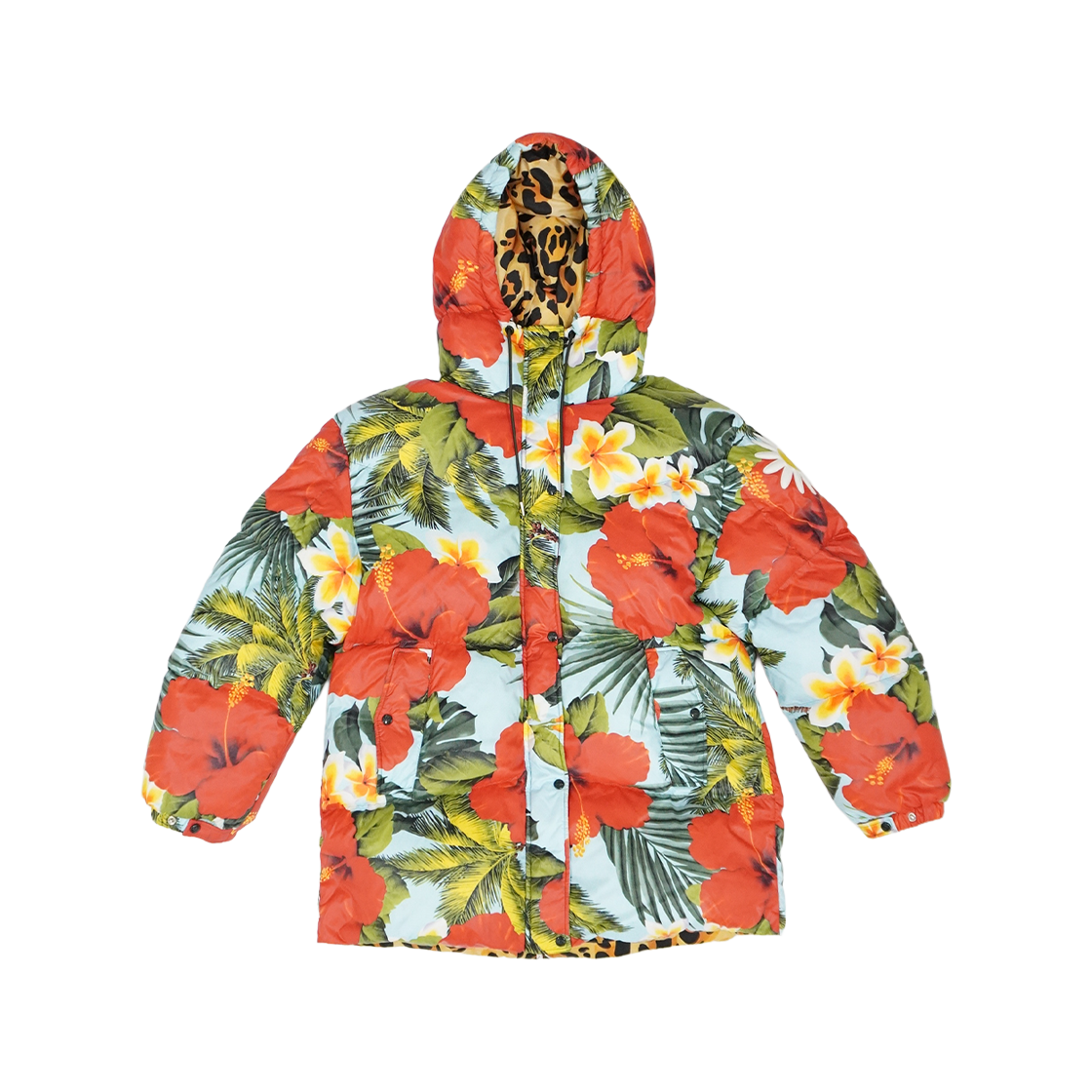 ITA5WE56757J Moncler E209F4632100 539R7 Floral Pattern Padded Jacket