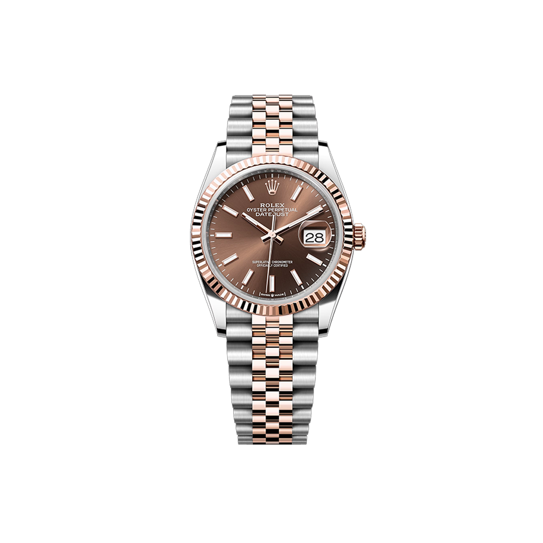 ITKKG45GKRH3 Rolex Datejust 36 - 126231 Chocolate Bar Jubilee No. 6979