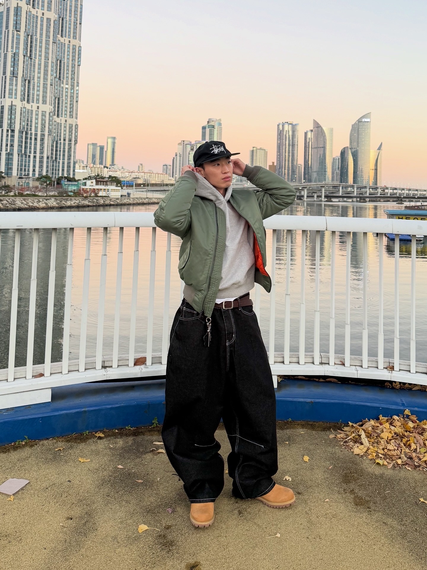 Timberland Premium 6 inch Waterproof Boot Wheat Nubuck - Wide, Stussy Basic Strapback Cap Black 착용 스타일 - 2