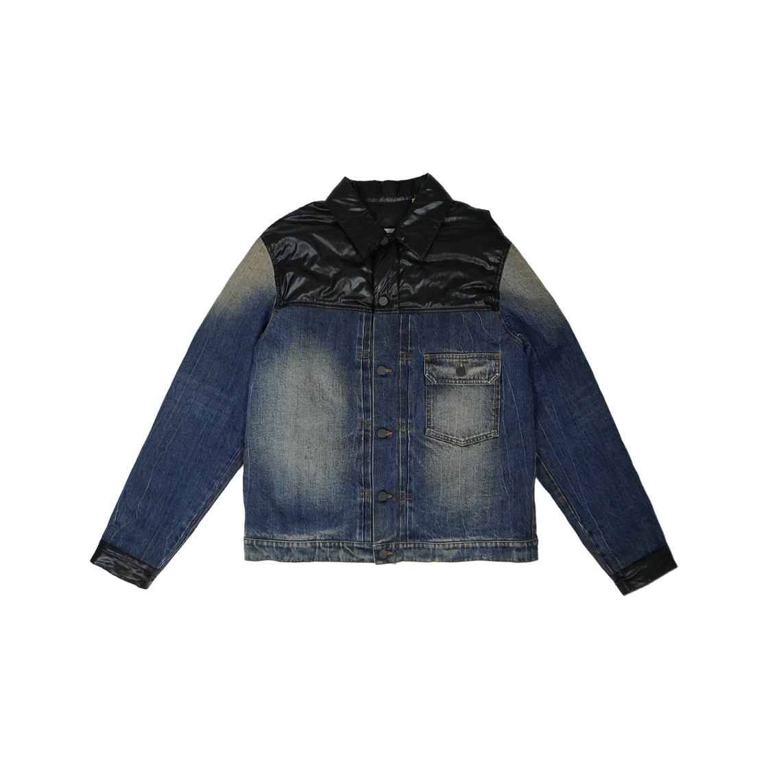 IT6V27I9KPOF Moncler D209U4031130 549XB Down Denim Jacket