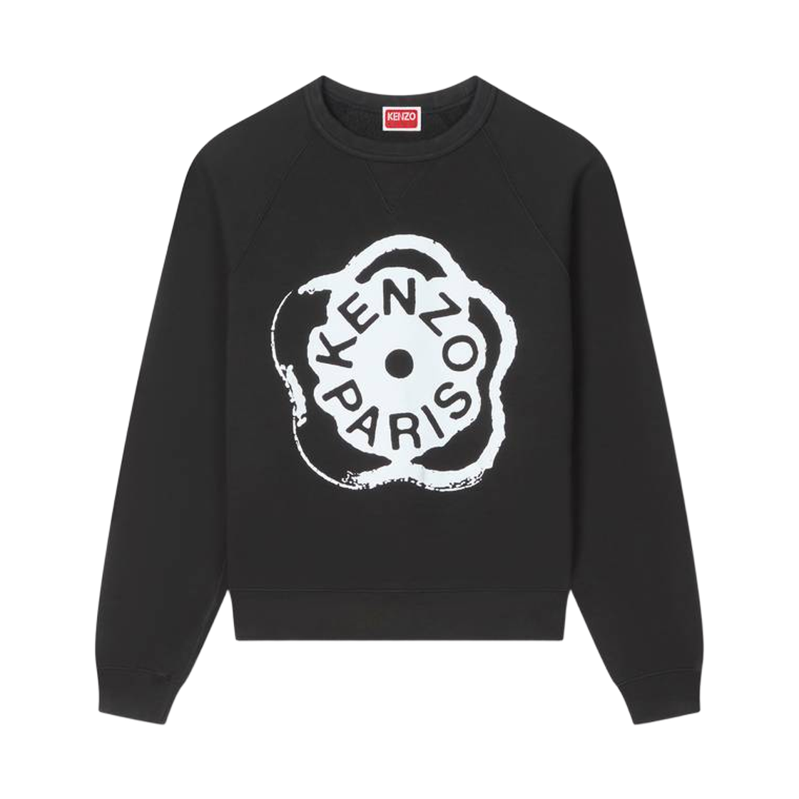 FG52SW2054MJ-99J (W) Kenzo Boke Flower 2.0 Cotton Sweatshirt Black