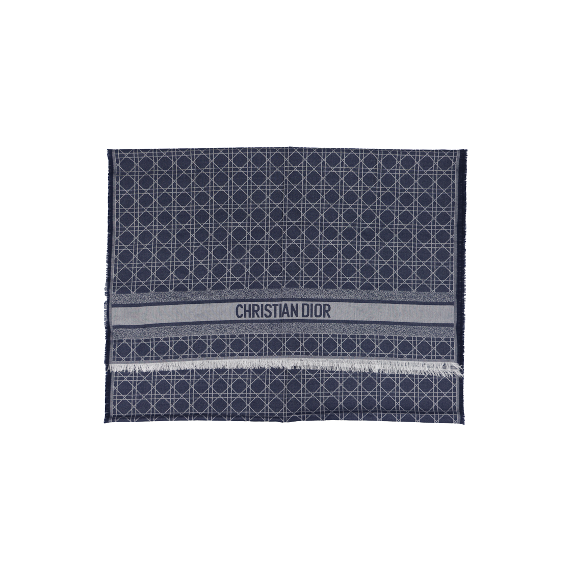 IT4OWTLOEEAN Dior 32CAN303 Cannage Cotton Wool Silk Stole
