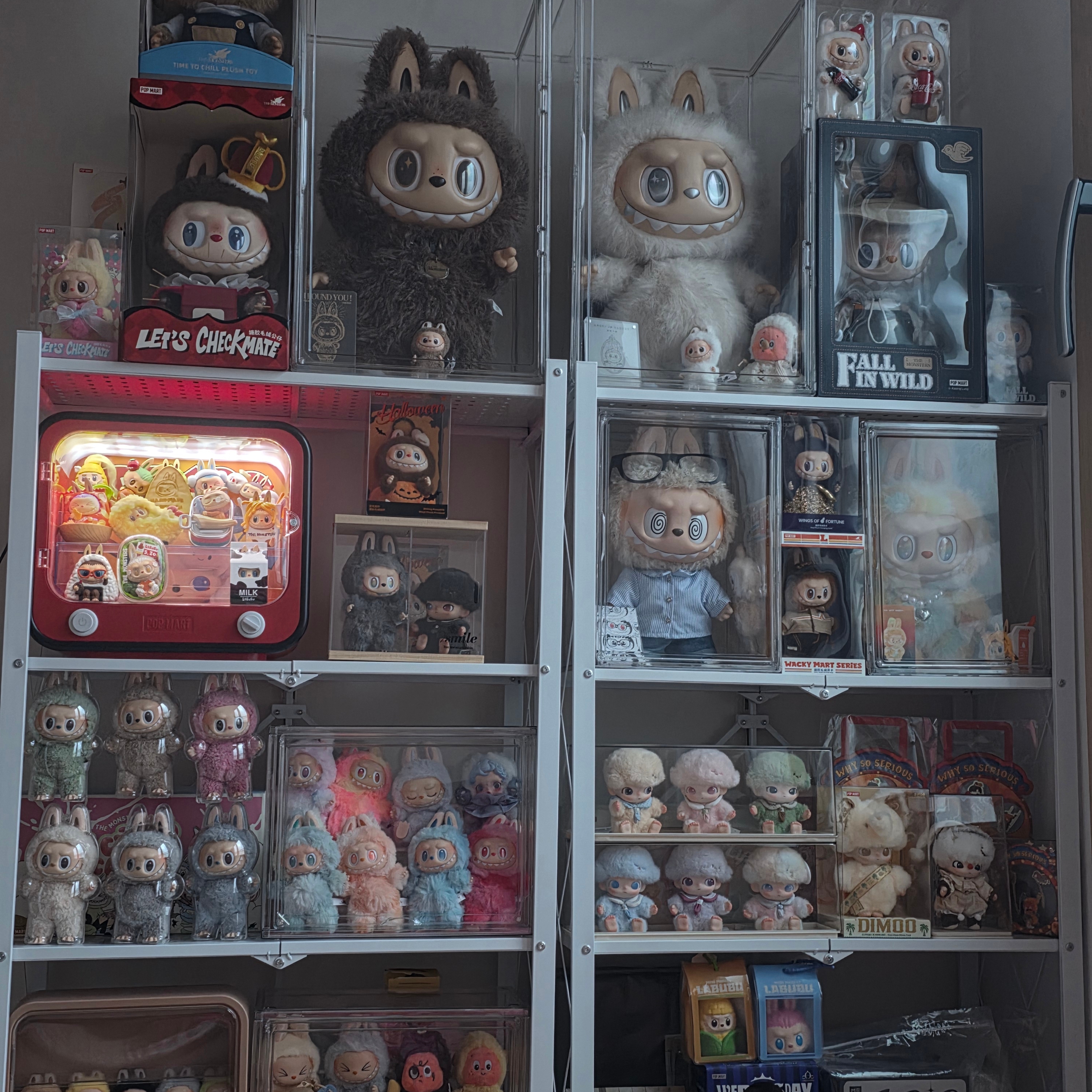 Pop Mart Dimoo Journal Of New Life Series Vinyl Plush Pendant Security (Opened Case) 착용 스타일 - 2