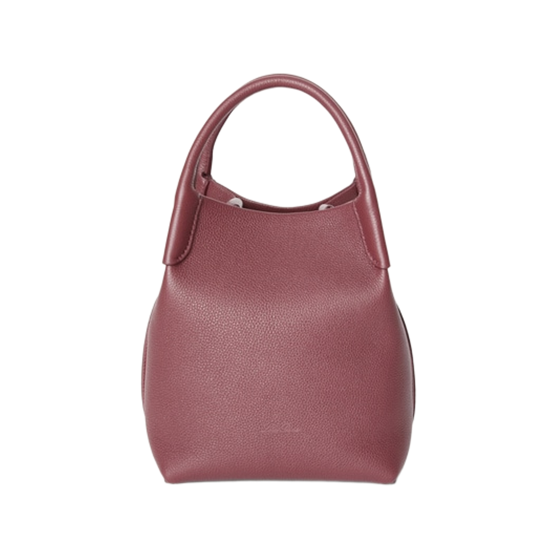 FAN8964-Q09P Loro Piana Grained Calfskin Bale Small Bag Azuki Beans Sun Gold