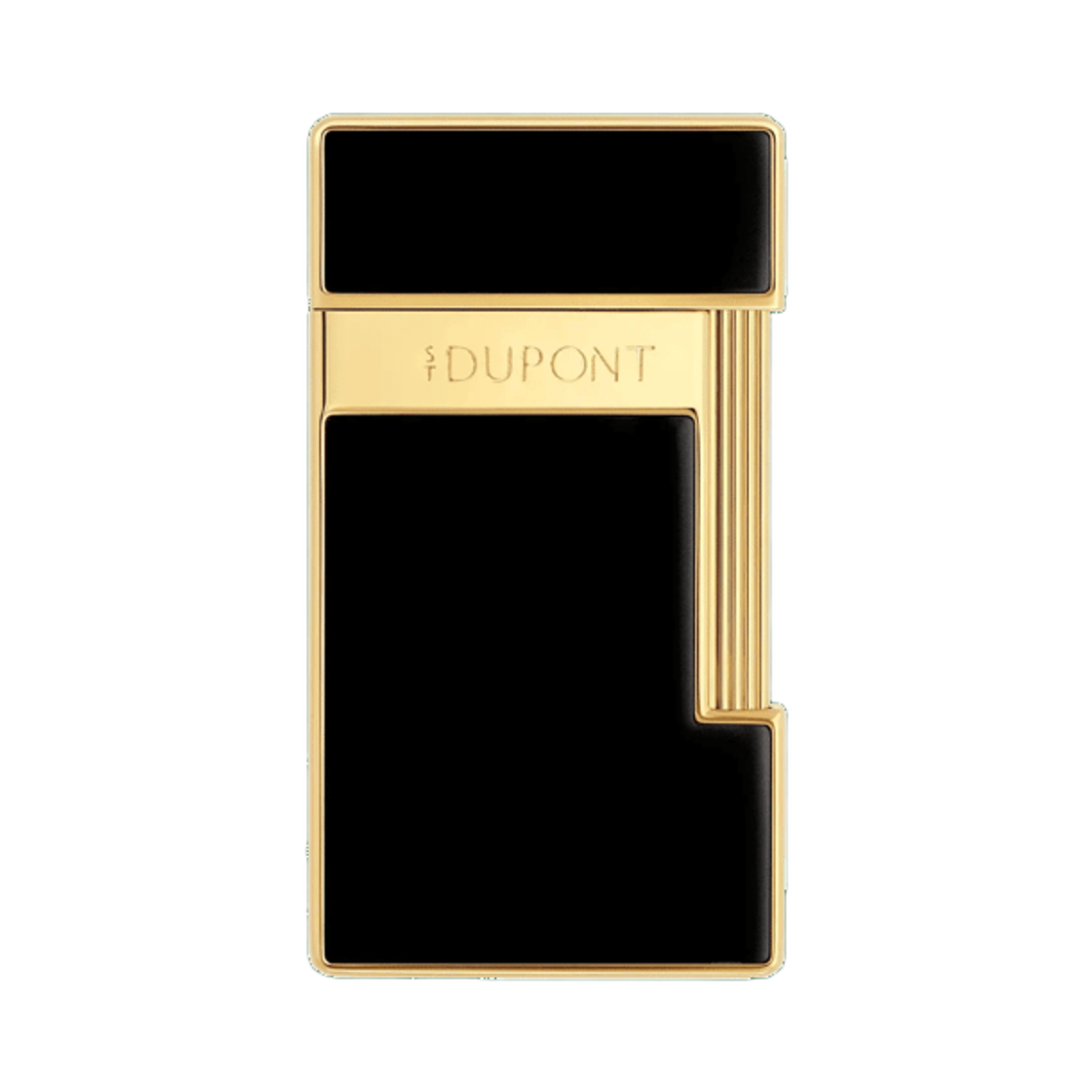 S.T. 듀퐁 슬리미 래커 라이터 블랙 골드(S.T. Dupont Slimmy Lacquer Lighter Black Gold)