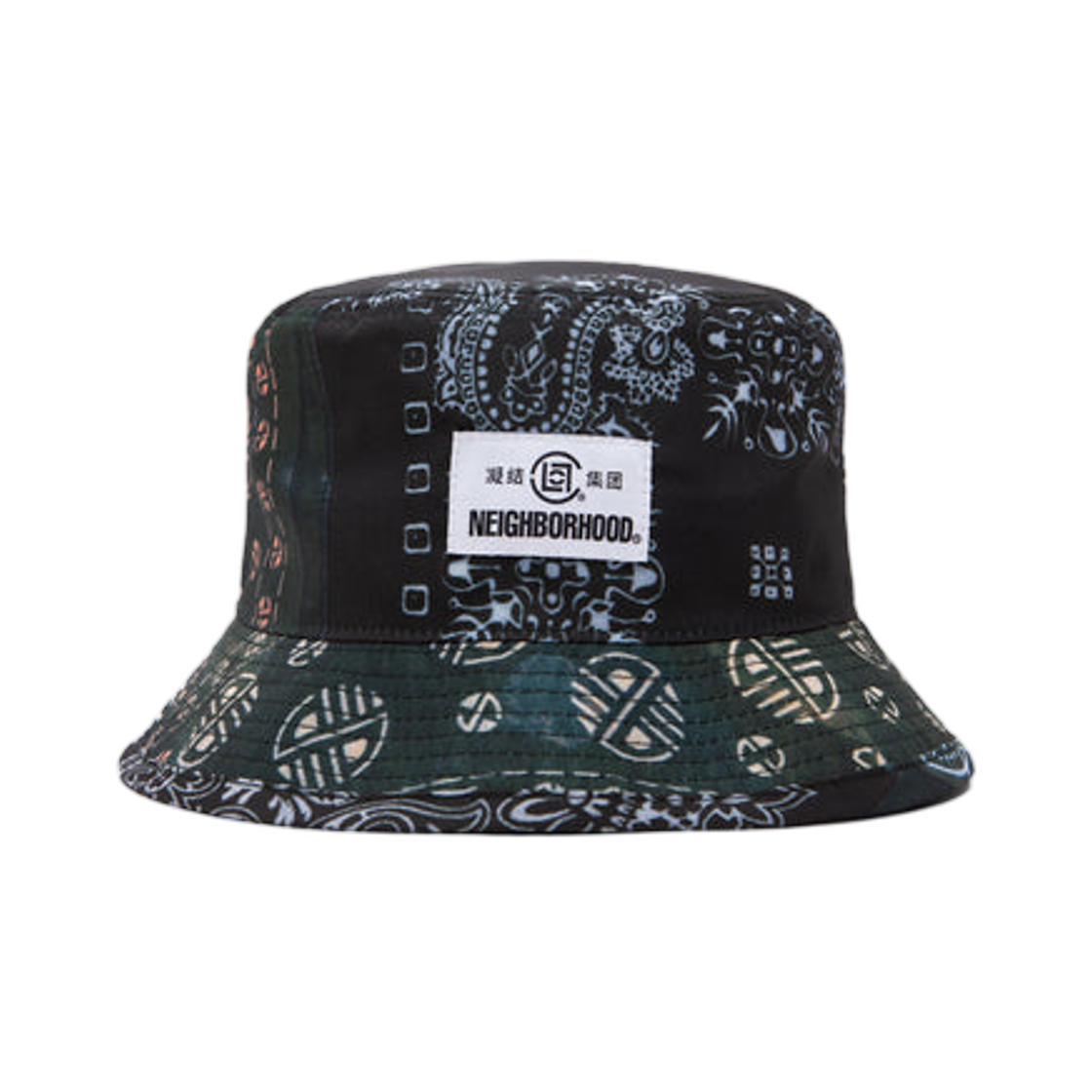 네이버후드 x 클랏 버킷햇 올리브(Neighborhood x Clot Bucket Hat Olive)