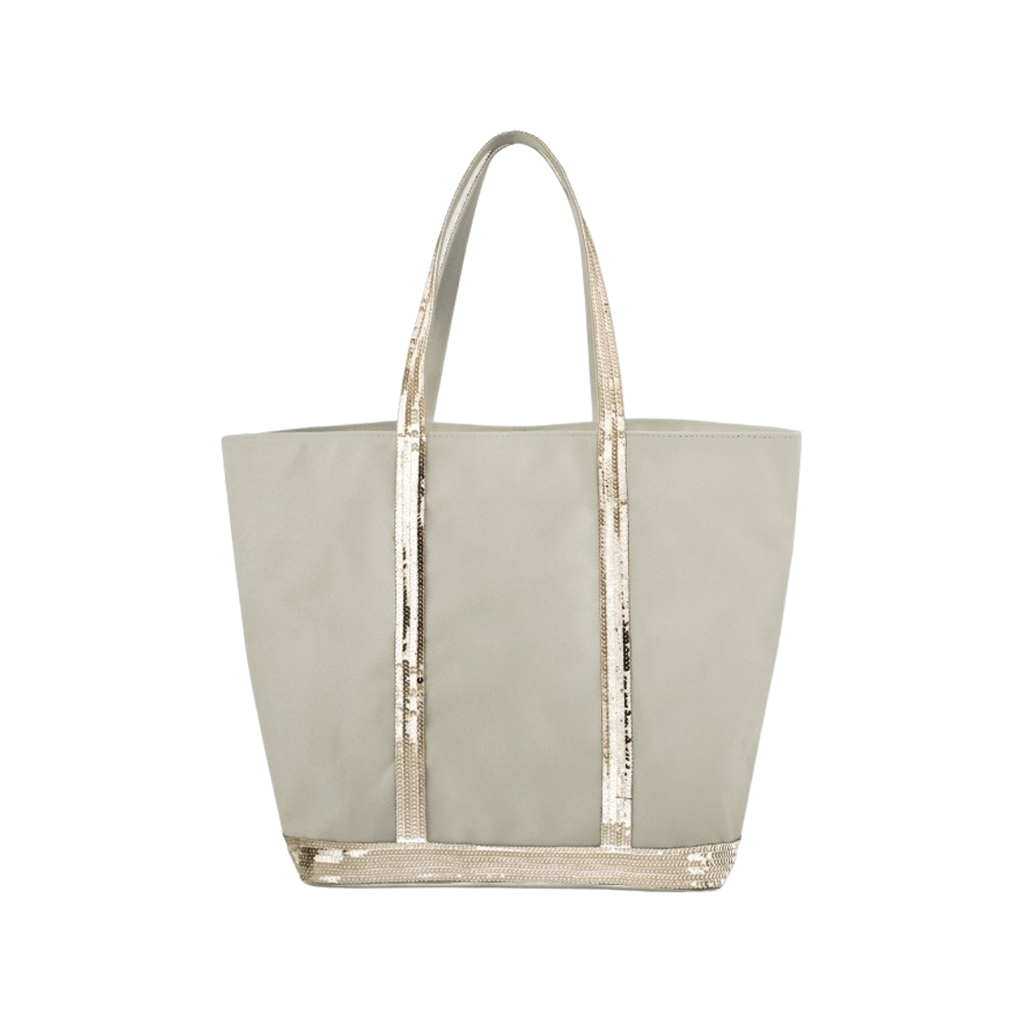 바네사 브루노 캔버스 L 카바스 토트백 쿼츠(Vanessa Bruno Canvas L Cabas Tote Bag Quartz)