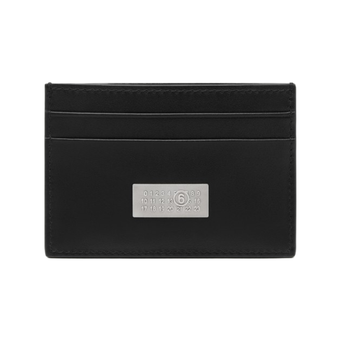 MM6 메종 마르지엘라 뉴메릭 레더 카드 홀더 블랙(MM6 Maison Margiela Numeric Leather Card Holder Black)