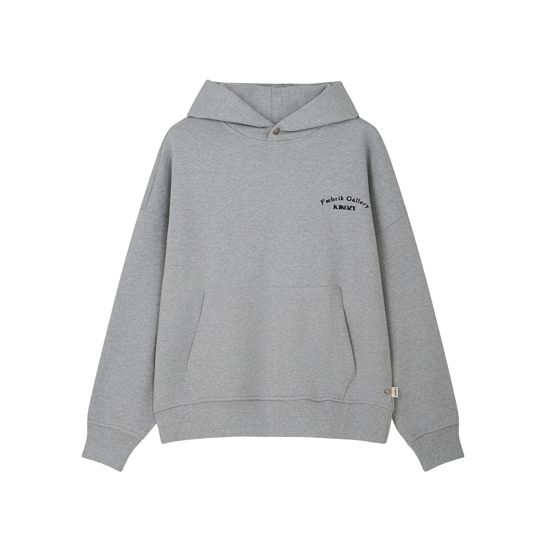 S31445 Kikozy Arch Small Logo Hoodie Melange