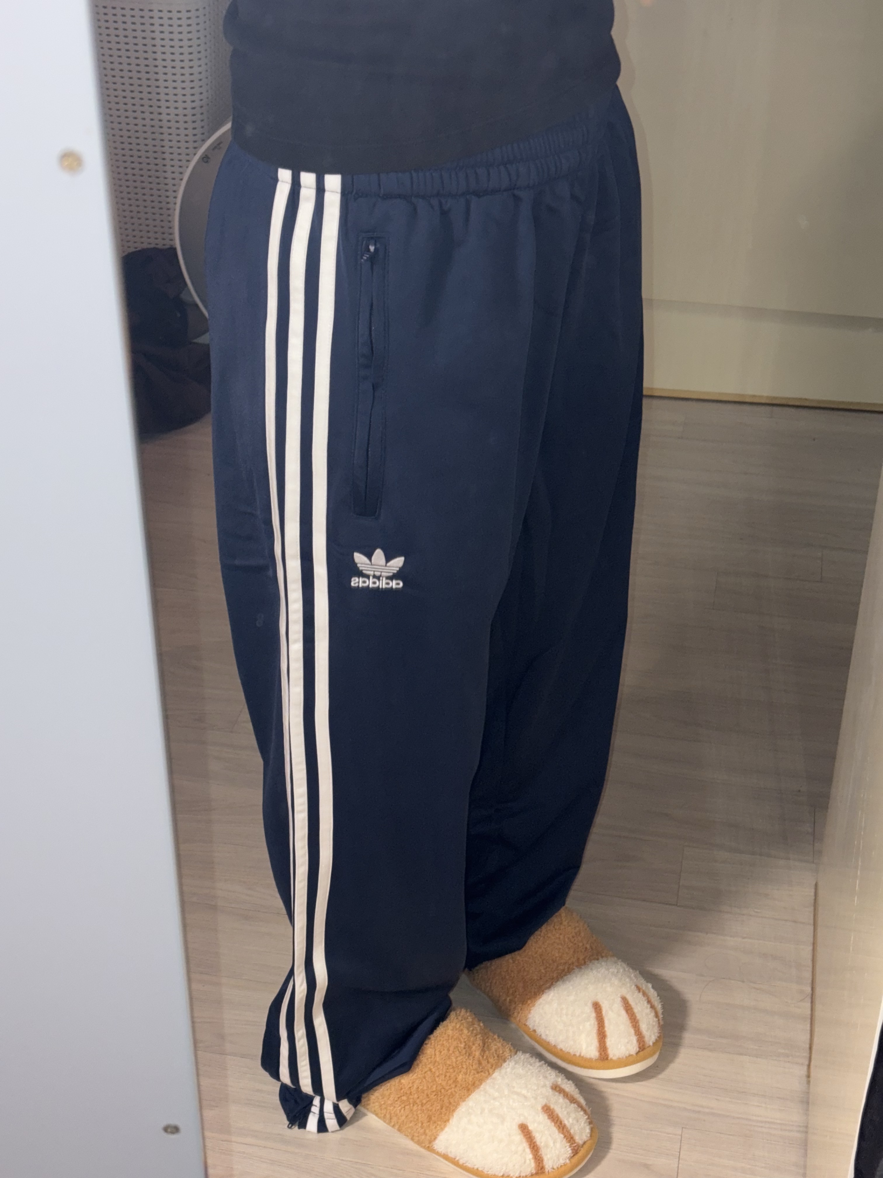 Adidas Adicolor Classics Firebird Track Pants Night Indigo - KR Sizing 착용 스타일 - 1