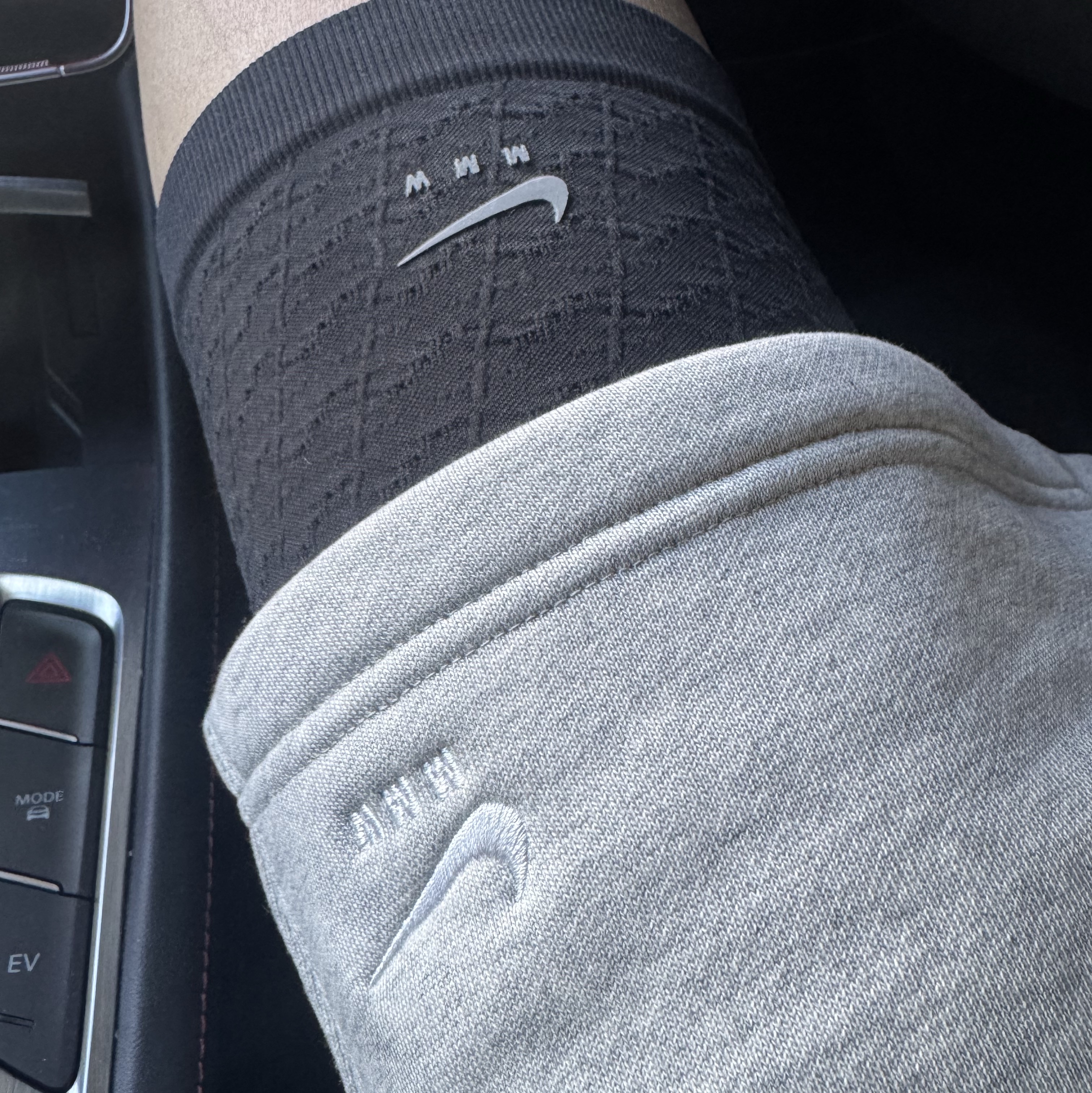 Nike x Matthew M Williams NRG 3-in-1 Shorts Grey Heather - Asia 착용 스타일