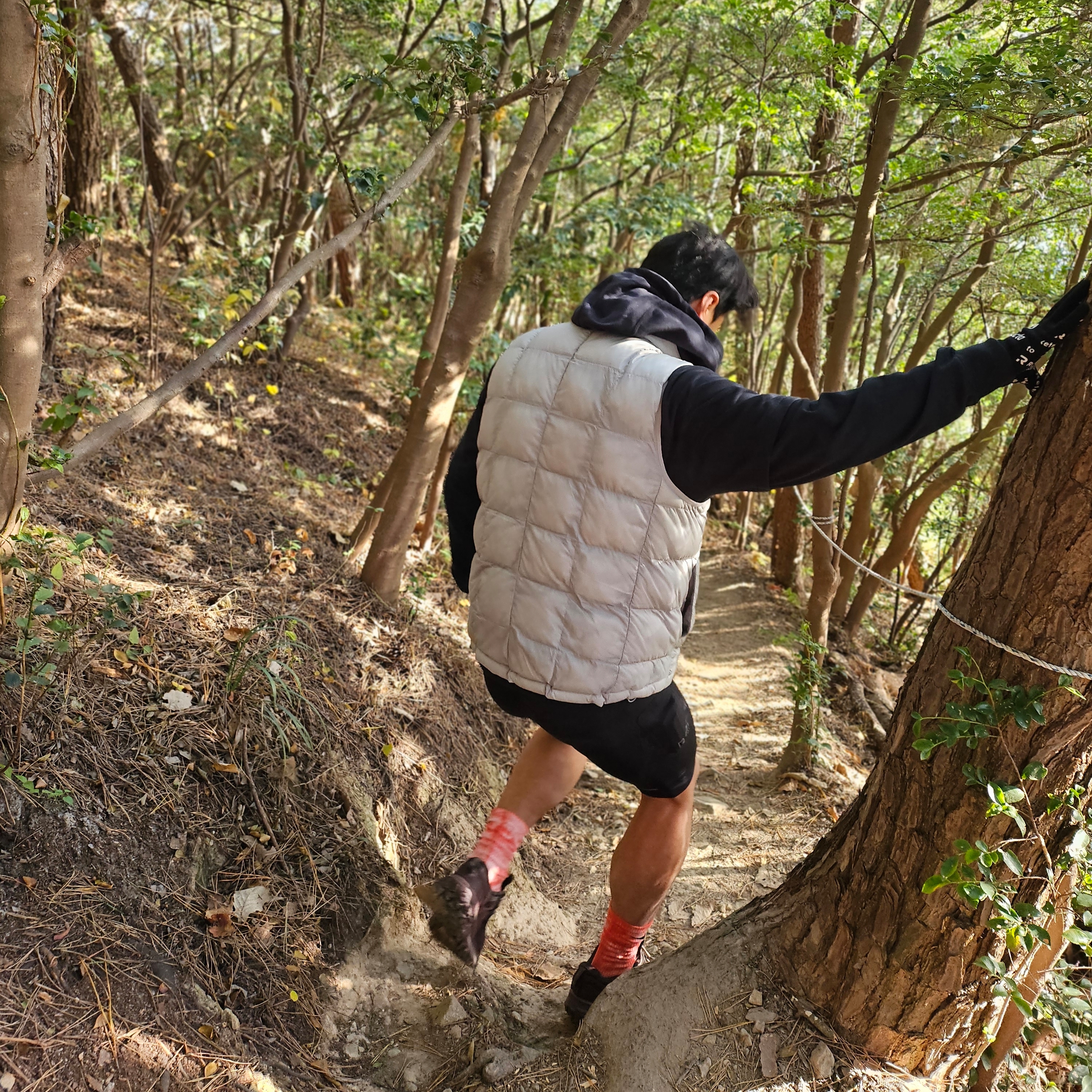 Nike ACG Mountain Fly 2 Low Gore-Tex Burgundy Crush and Velvet Brown 착용 스타일 - 4