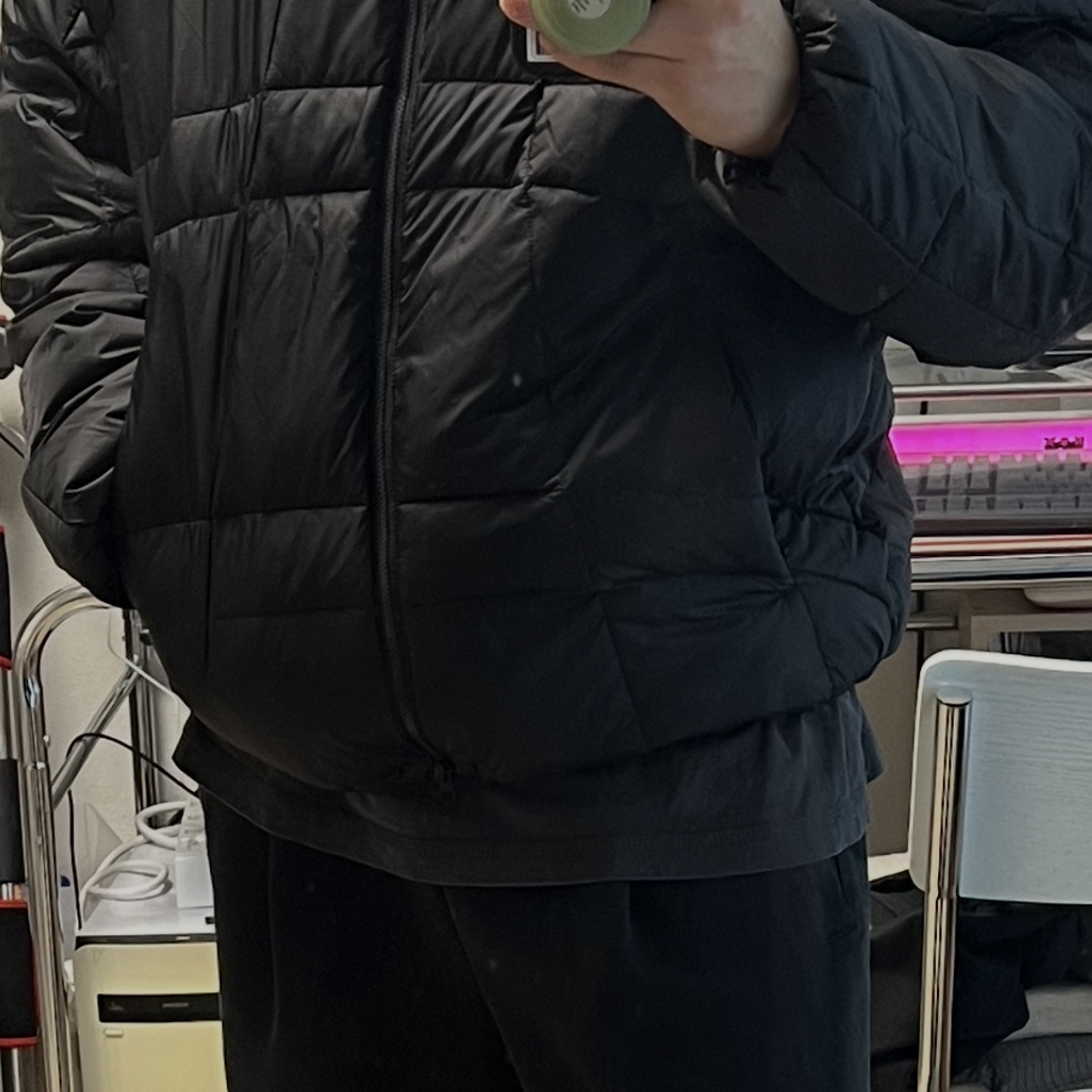 The North Face Wave LT On Jacket Black -25FW 착용 스타일 - 6