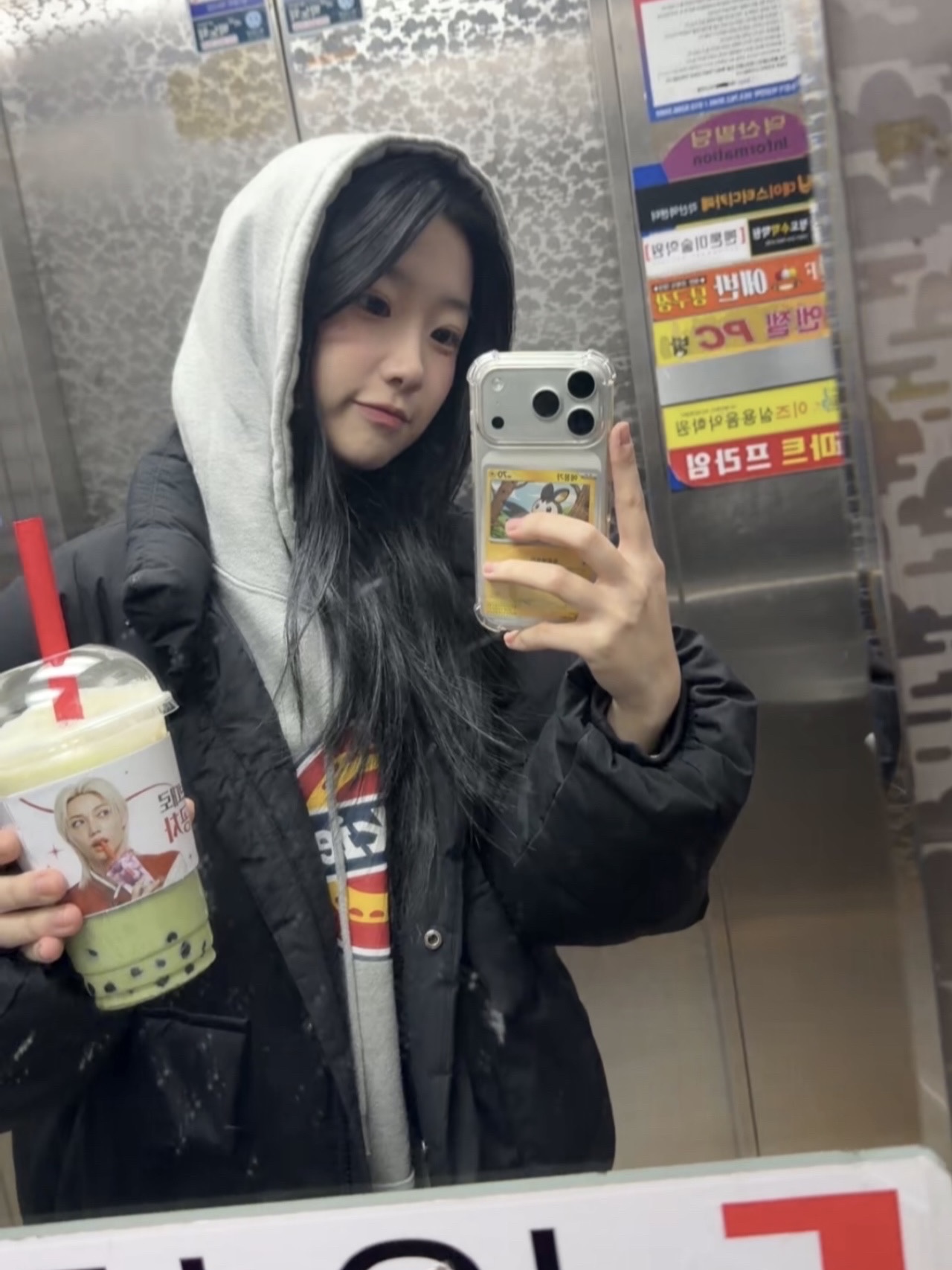 The North Face White Label Novelty Nuptse Down Jacket P White Sand, Musinsa Standard City Leisure Hooded Light Down Jacket Cloudy Blue 착용 스타일 - 4