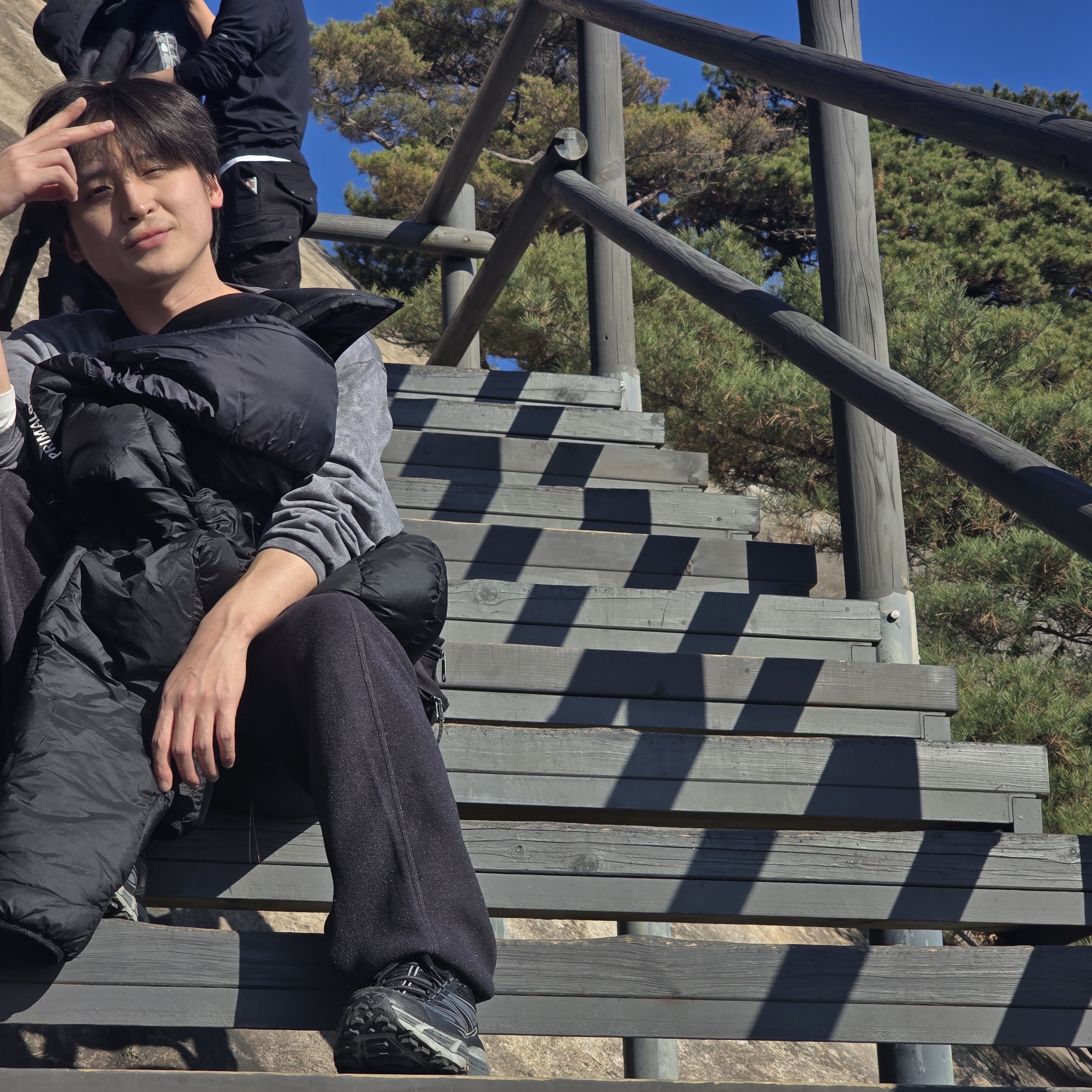 Nike ACG Wolf Tree Trousers Black Anthracite - Asia, Hoka Mafate Speed 2 Black Castlerock 착용 스타일 - 2