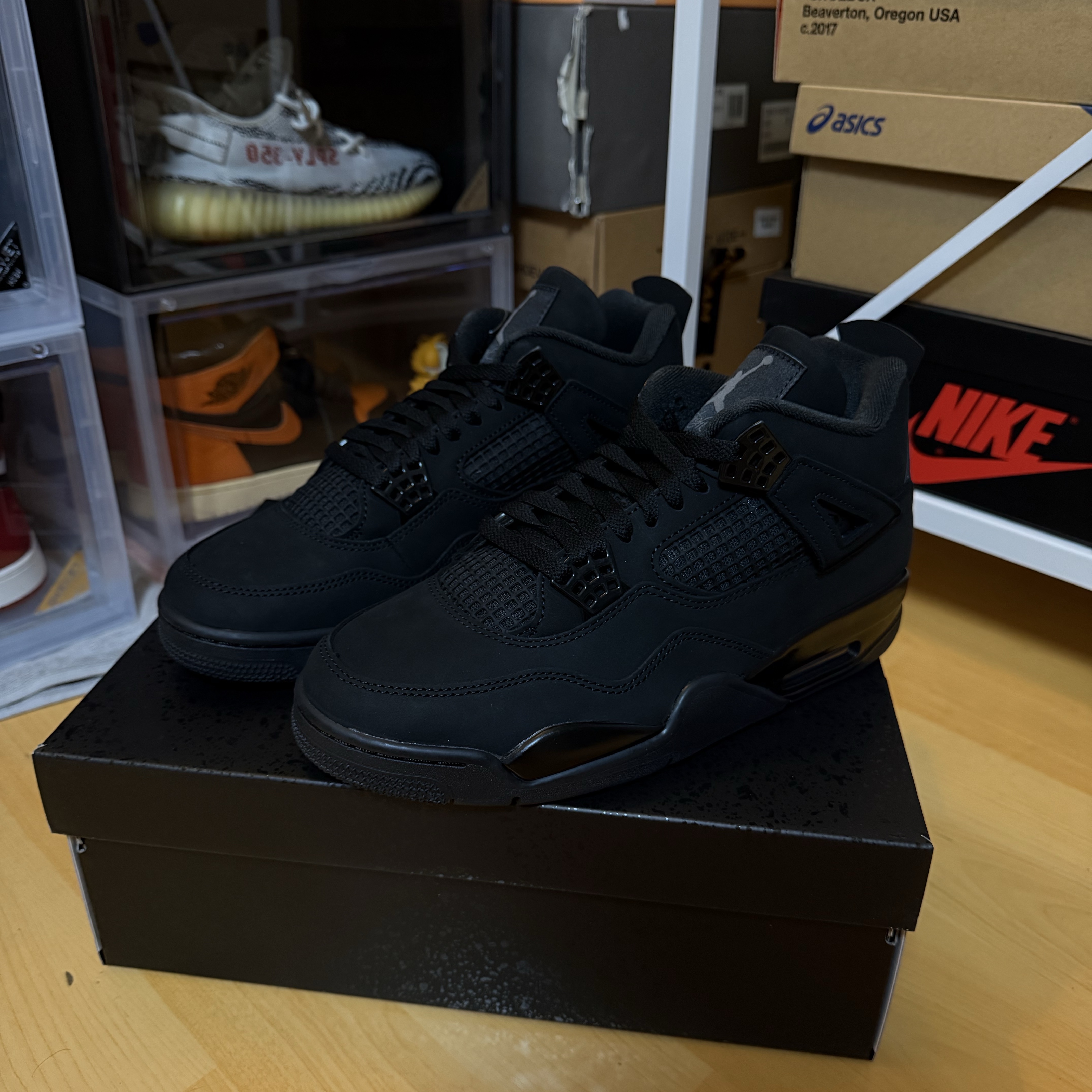 Yeezy HD-10 Grey - Korea Limited, Jordan 4 Retro Black Cat 2025 착용 스타일 - 7