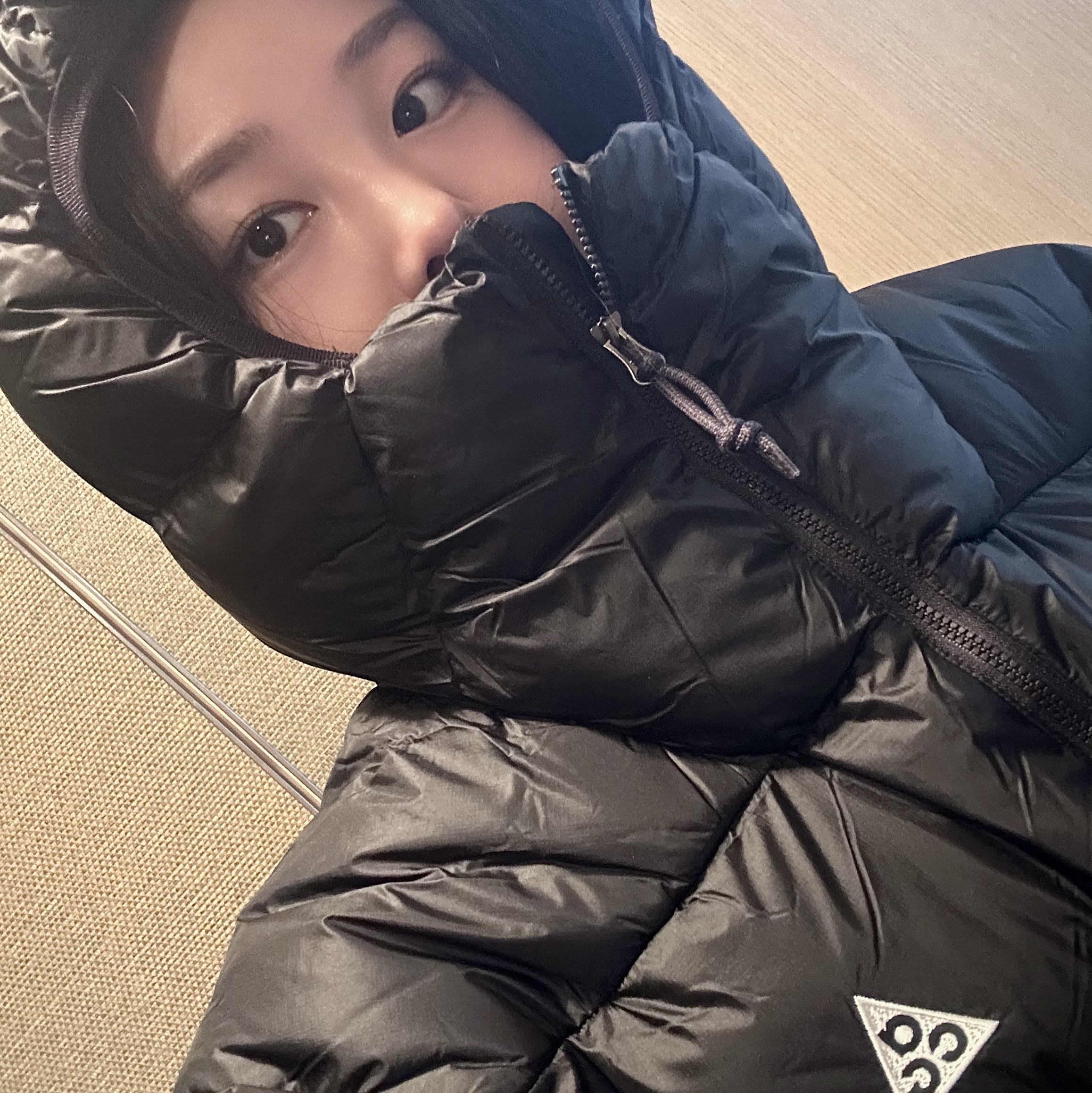 Nike ACG Therma-Fit ADV Lunar Lake Puffer Jacket Black - Asia 착용 스타일 - 4